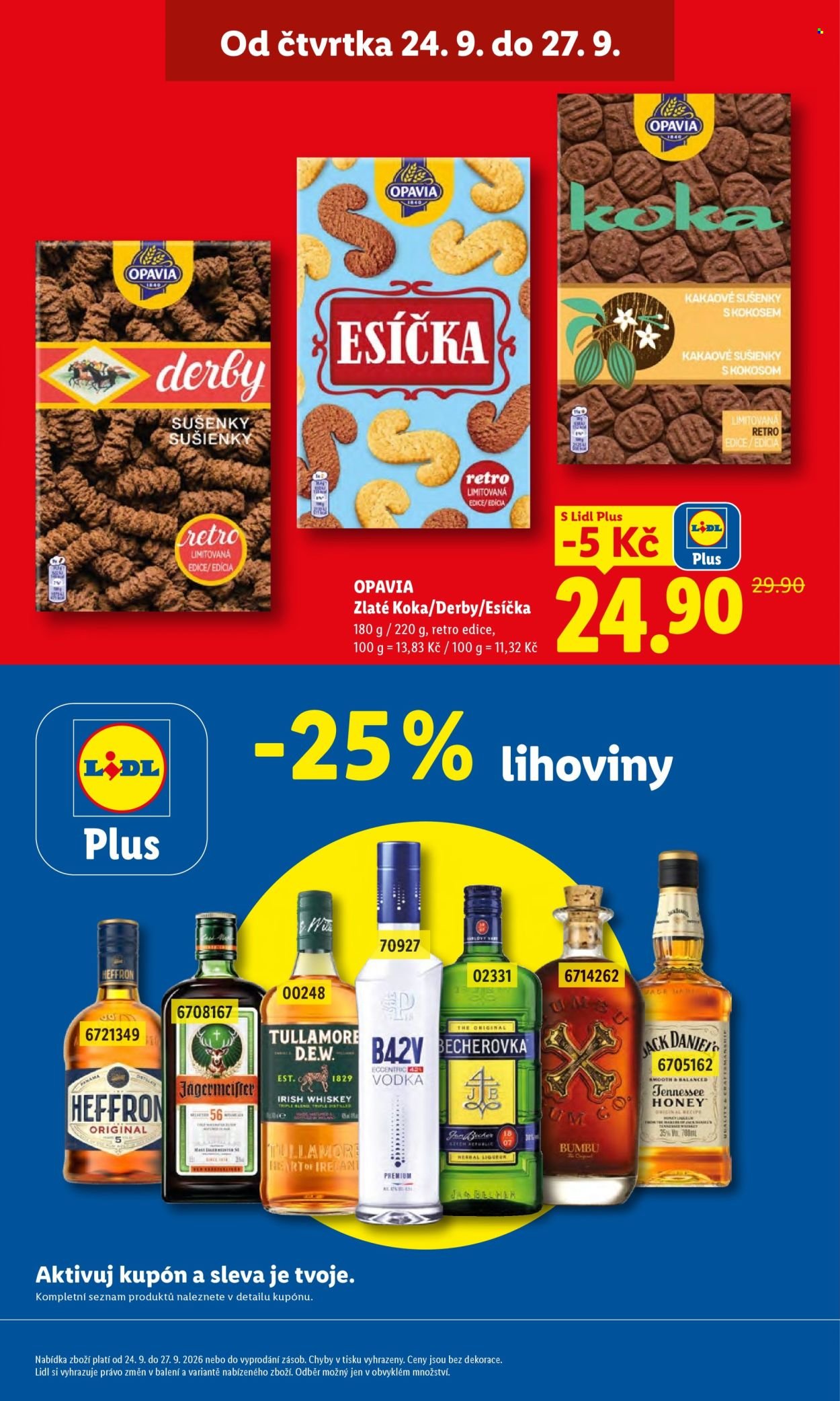 LIDL leták - Od čtvrtka 24.9.2026