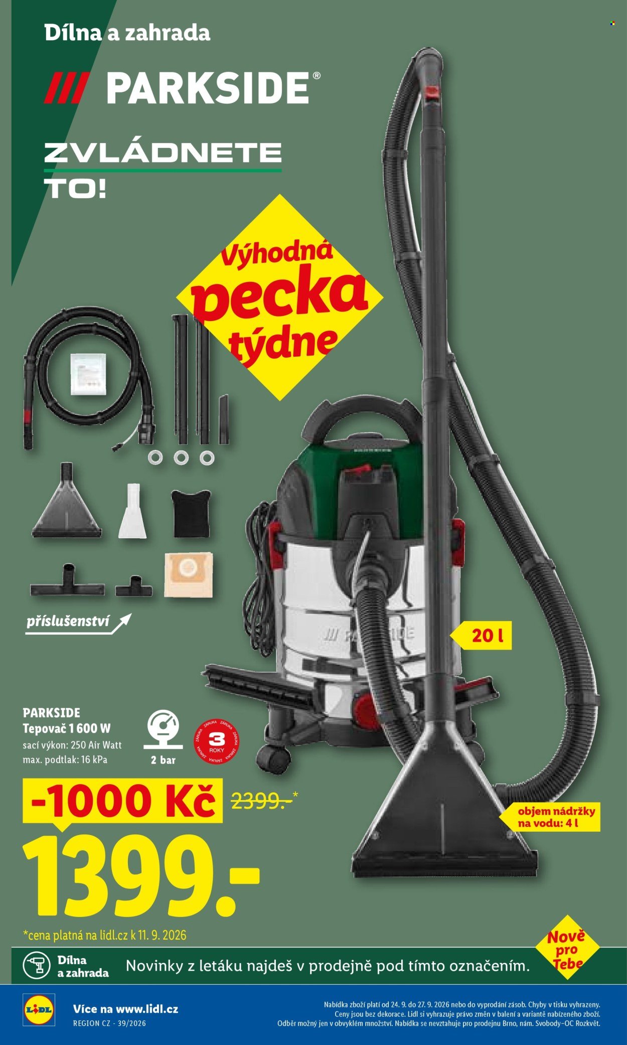 LIDL leták - Od čtvrtka 24.9.2026