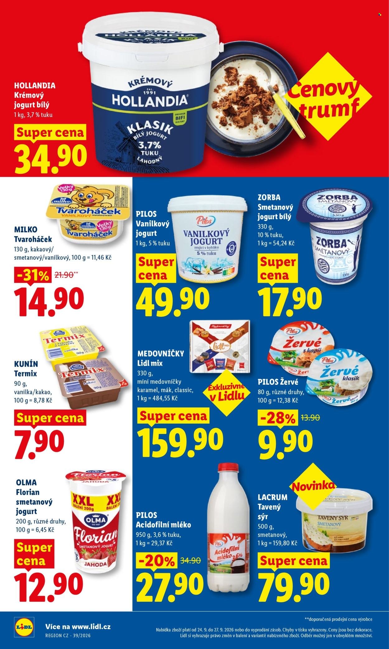 LIDL leták - Od čtvrtka 24.9.2026