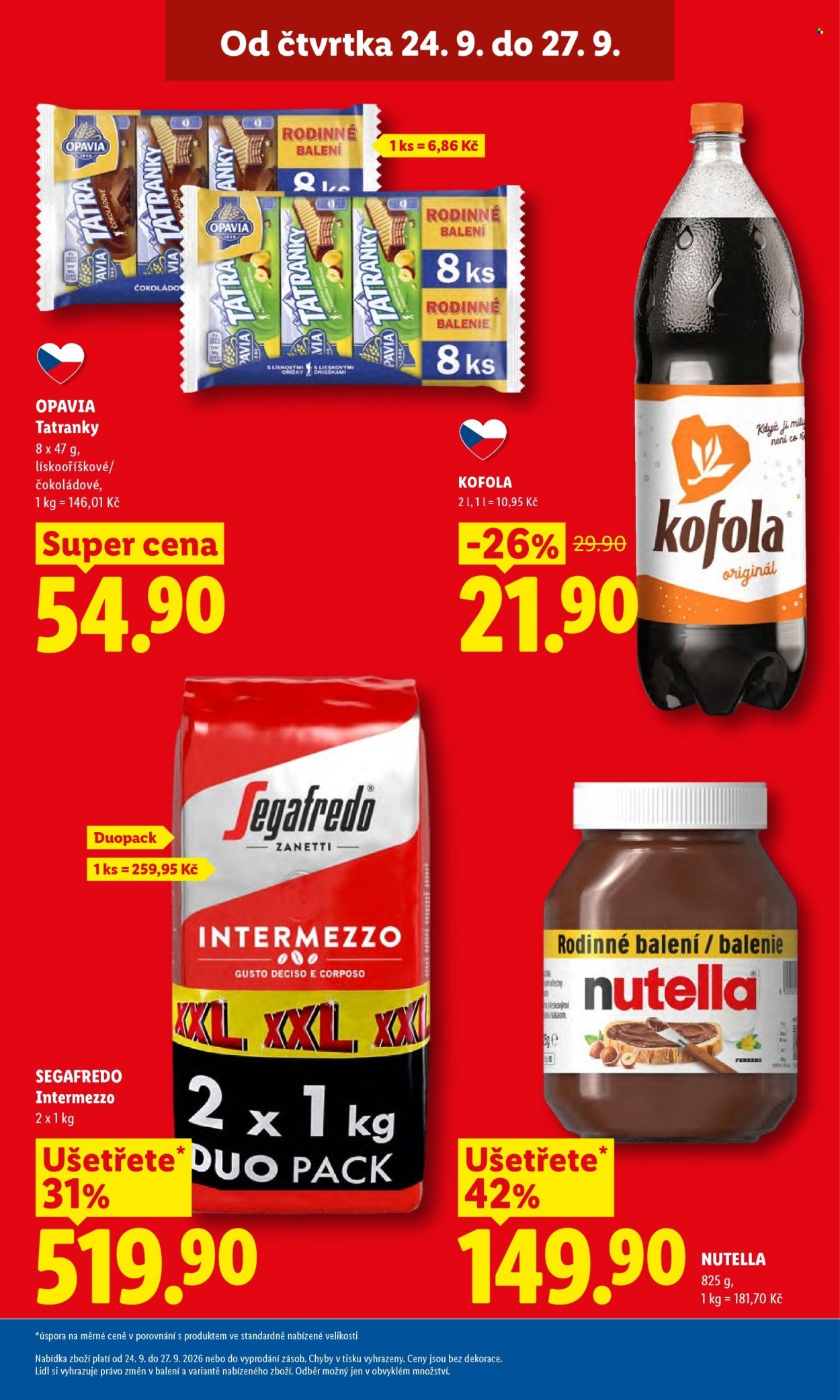 LIDL leták - Od čtvrtka 24.9.2026
