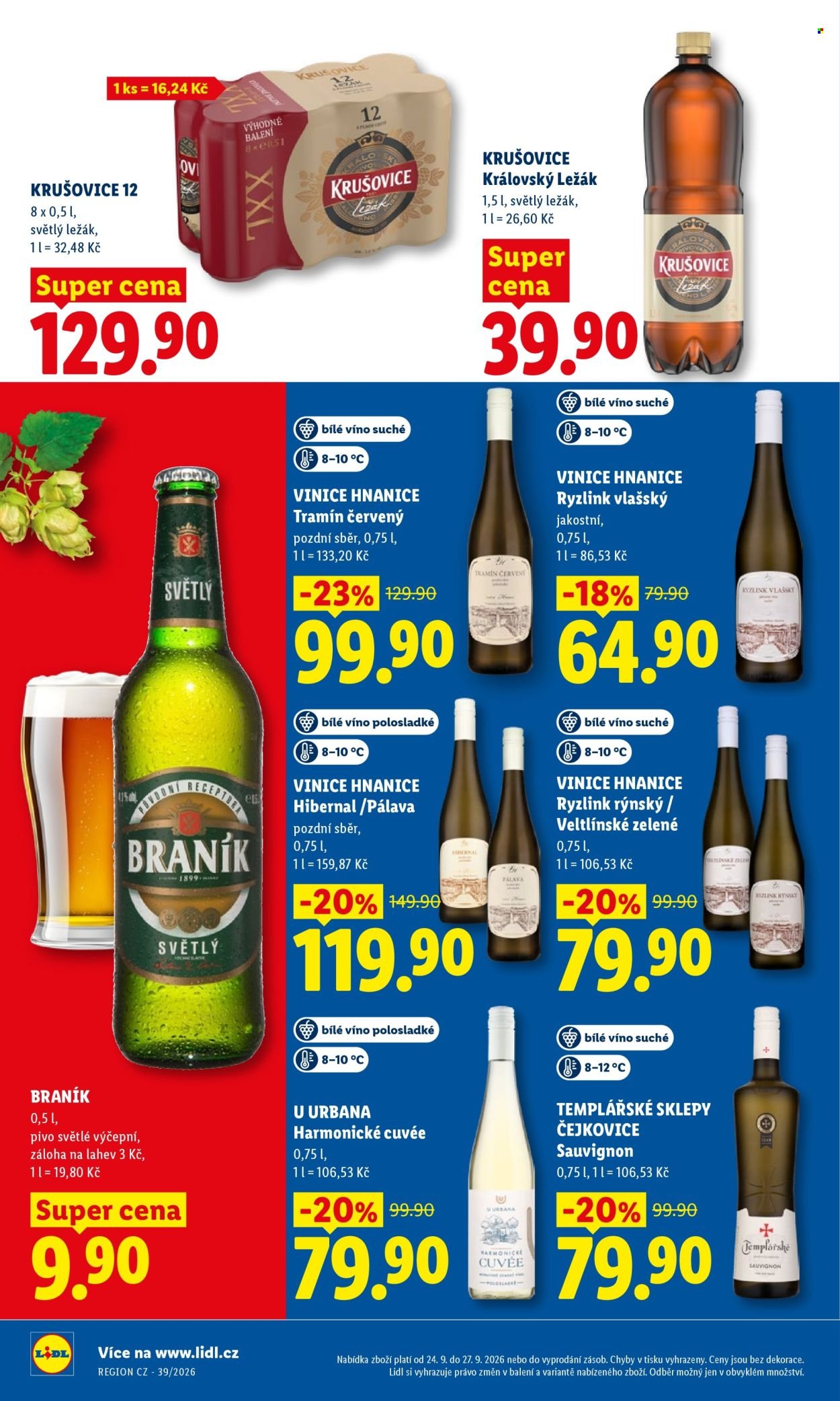 LIDL leták - Od čtvrtka 24.9.2026