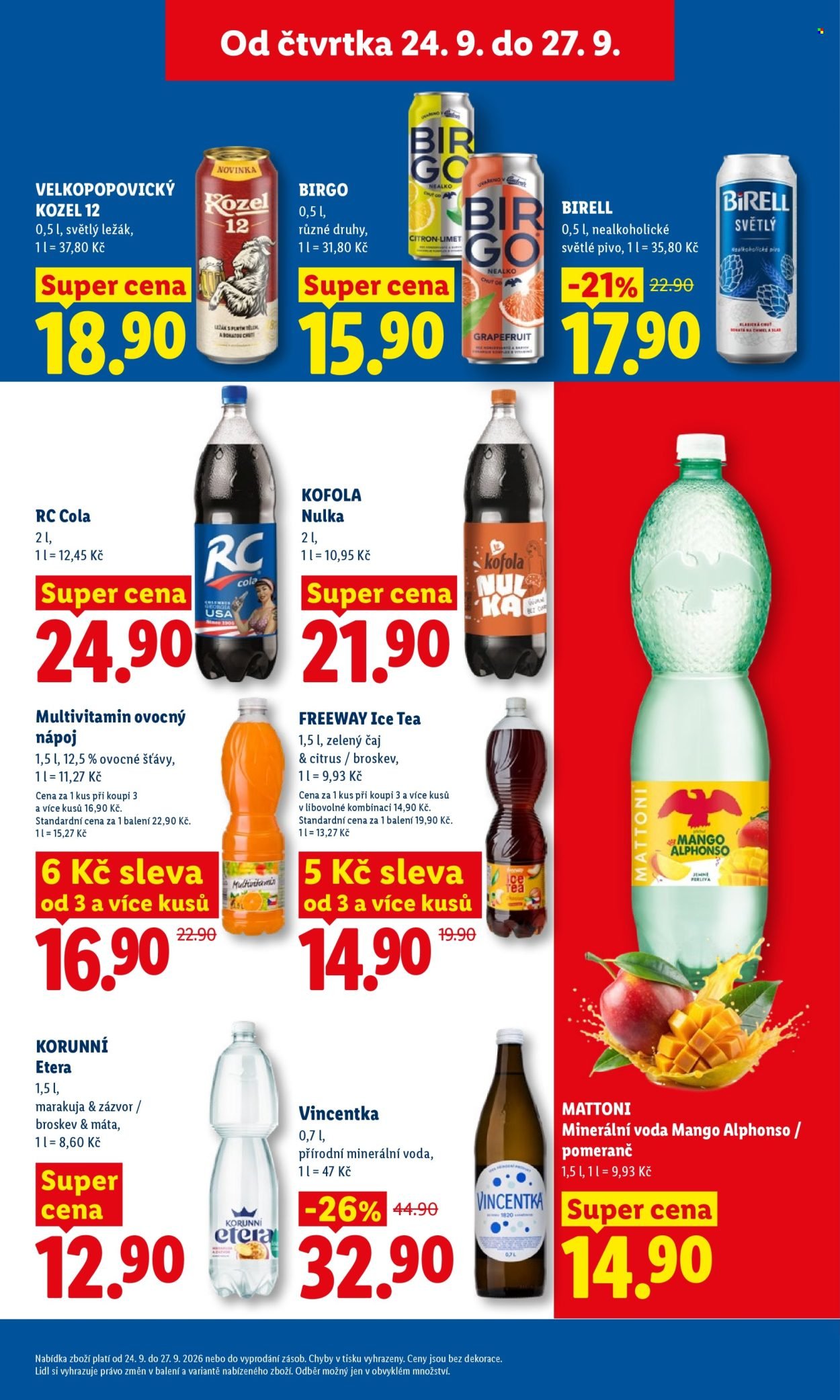 LIDL leták - Od čtvrtka 24.9.2026