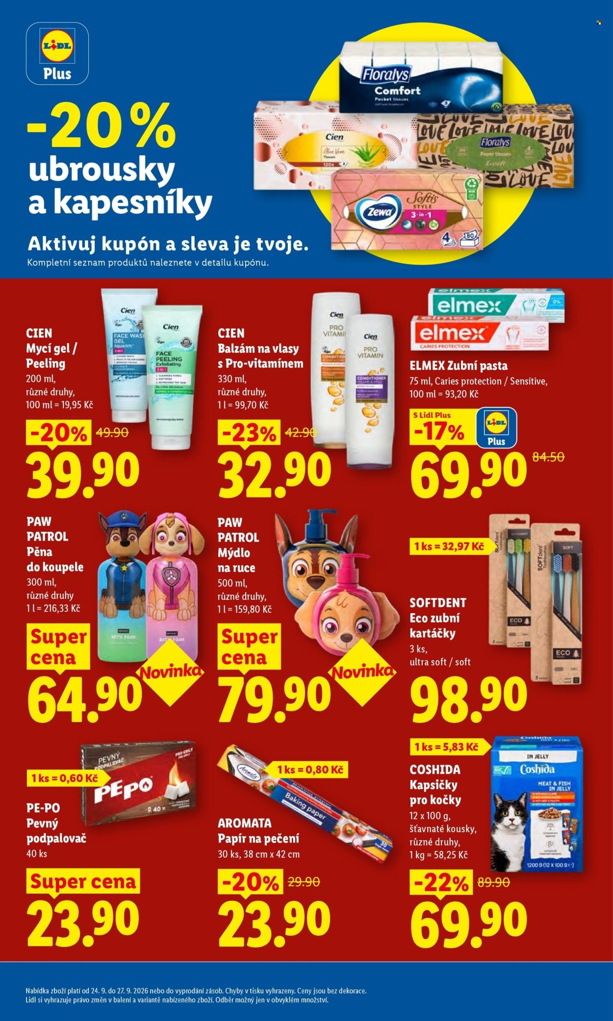 LIDL leták - Od čtvrtka 24.9.2026