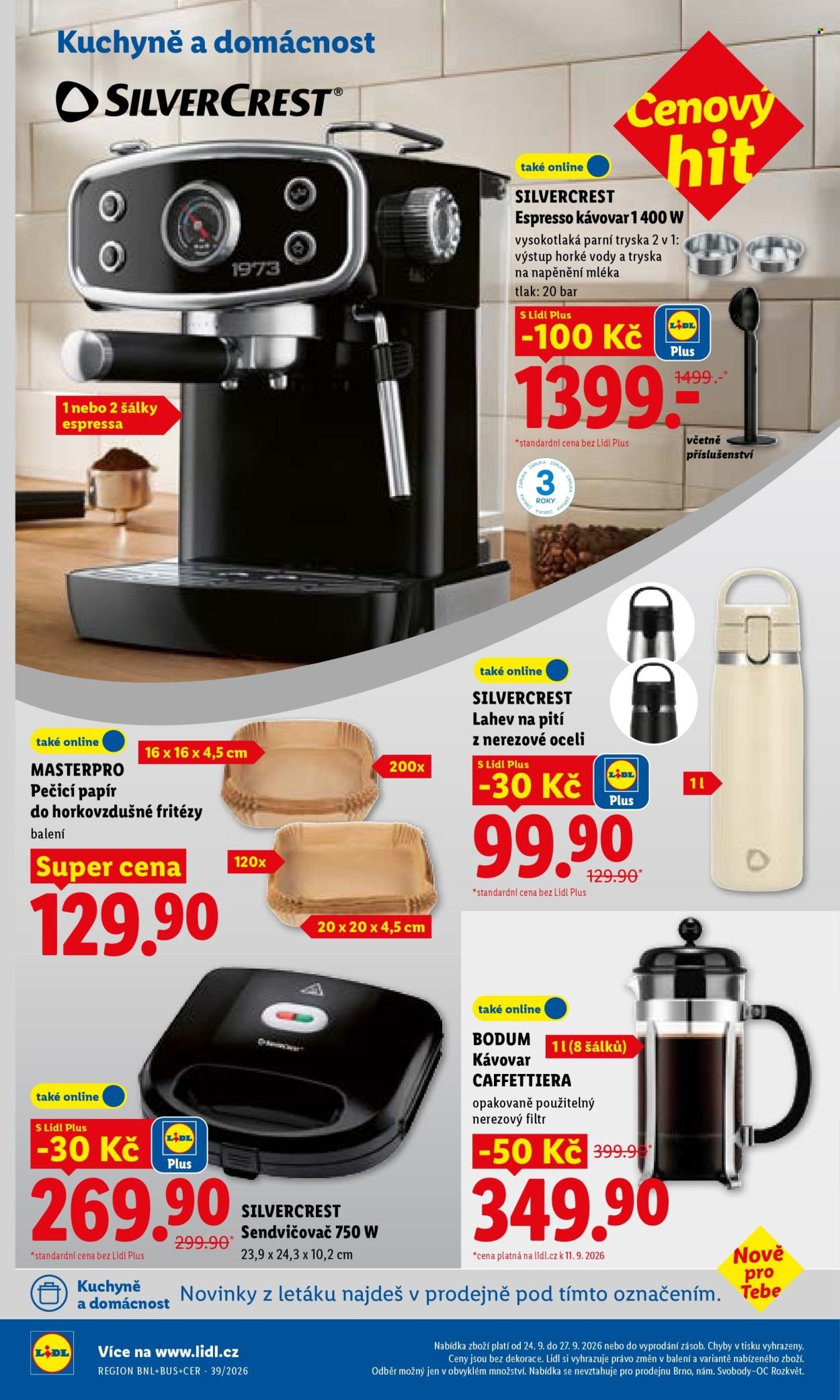 LIDL leták - Od čtvrtka 24.9.2026