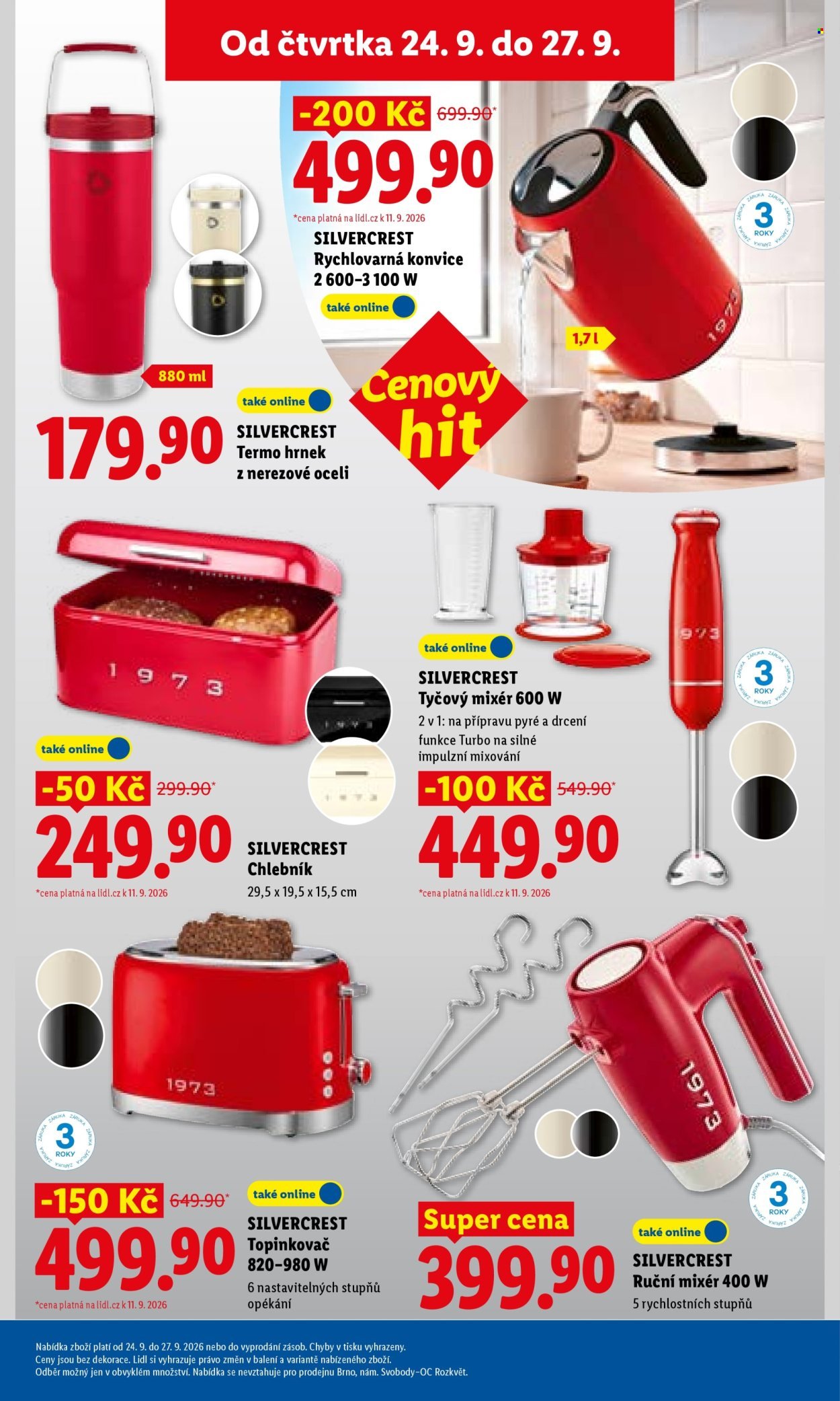 LIDL leták - Od čtvrtka 24.9.2026