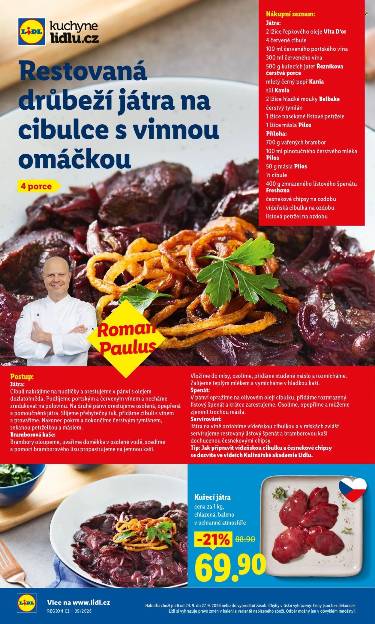 LIDL leták - Od čtvrtka 24.9.2026