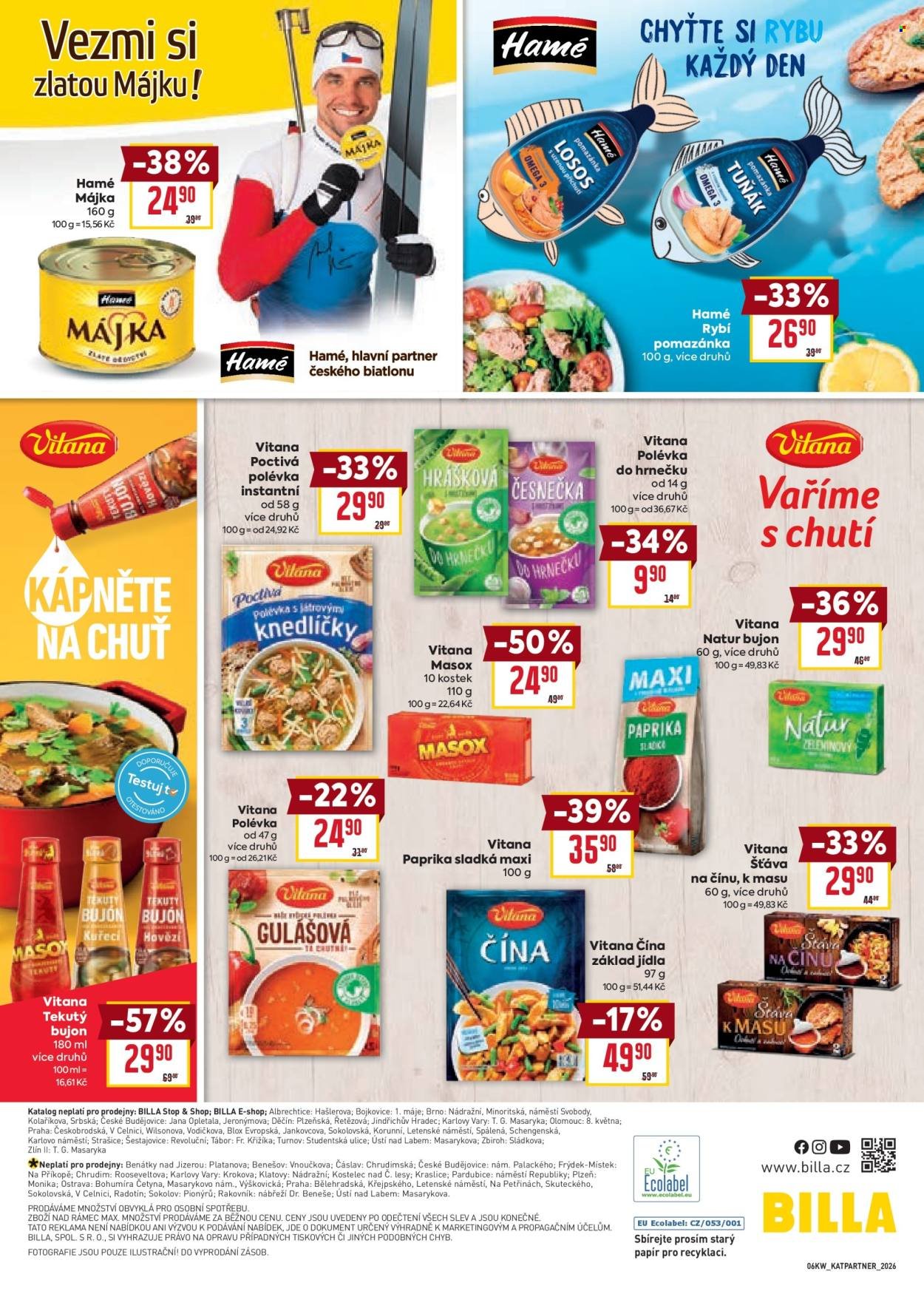 BILLA leták - Vaše oblíbené značky (2026-02-04 - 2026-02-24)