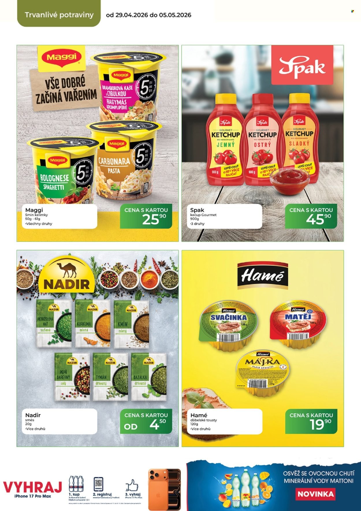 TAMDA FOODS leták - Od středy 29.4.2026 (2026-04-29 - 2026-05-05)