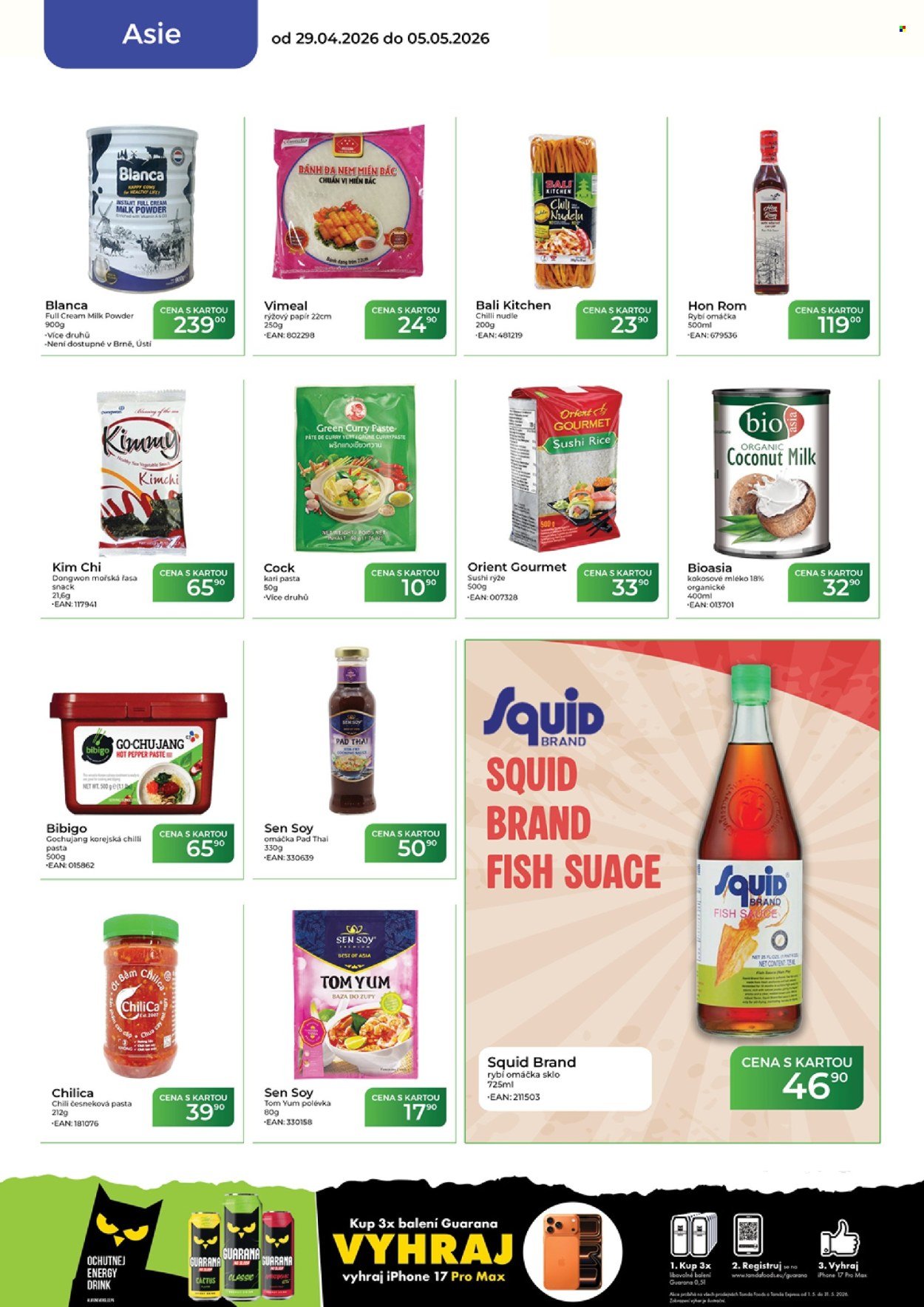 TAMDA FOODS leták - Od středy 29.4.2026 (2026-04-29 - 2026-05-05)