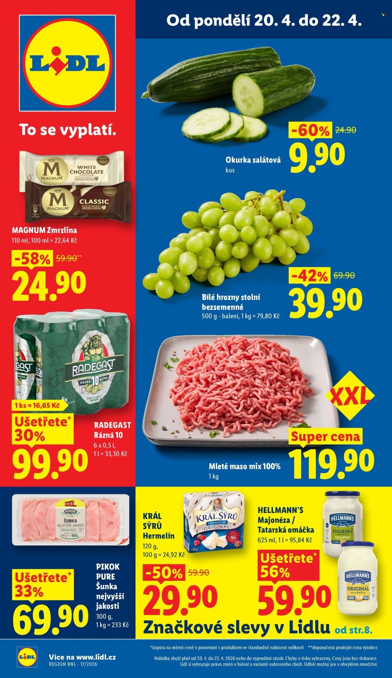LIDL leták - Od pondělí 20.4.2026 (2026-04-20 - 2026-04-22)