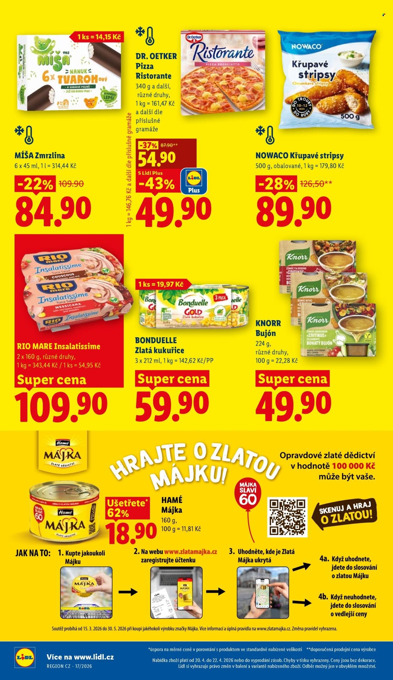 LIDL leták - Od pondělí 20.4.2026 (2026-04-20 - 2026-04-22)