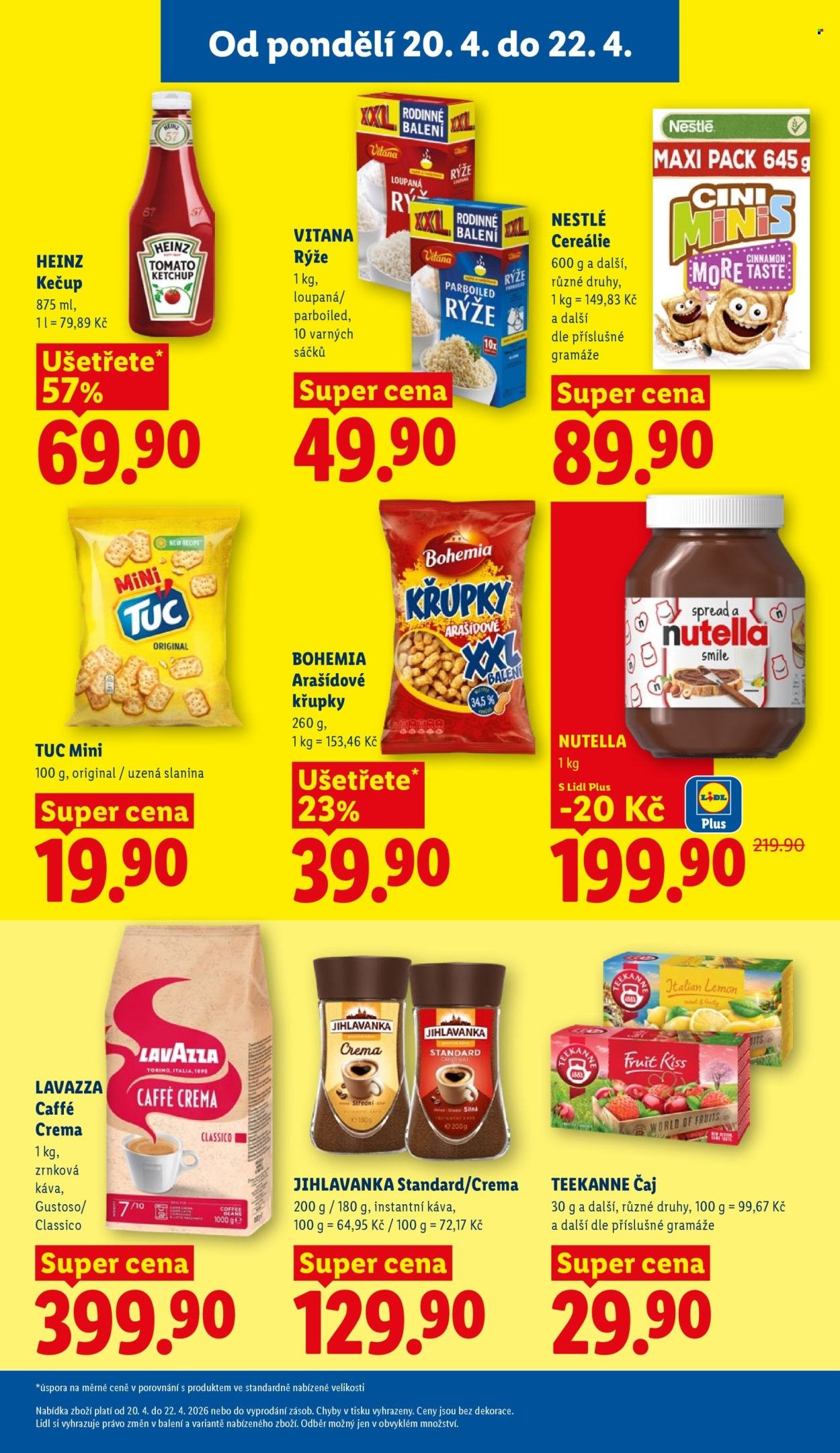 LIDL leták - Od pondělí 20.4.2026 (2026-04-20 - 2026-04-22)