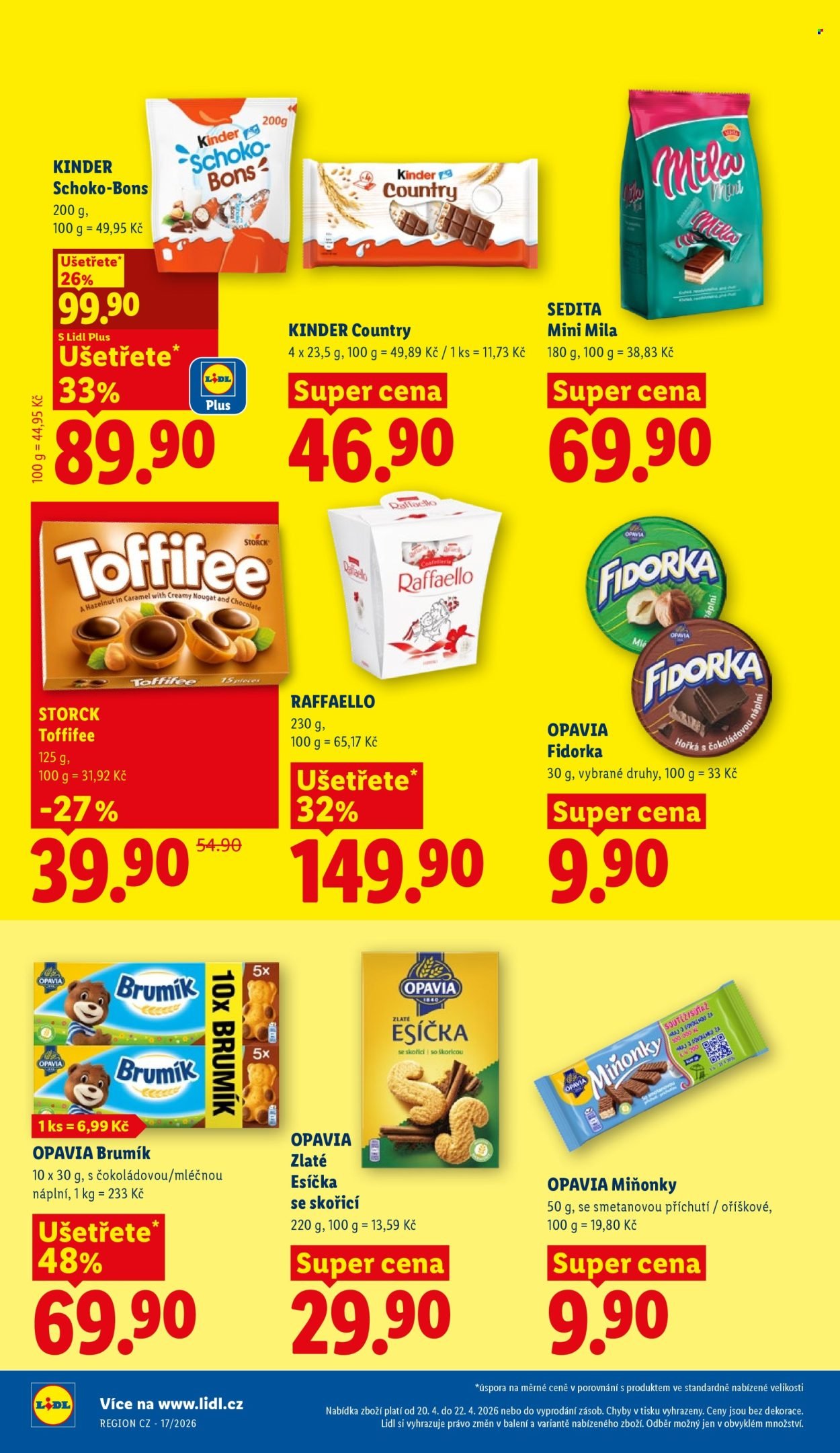 LIDL leták - Od pondělí 20.4.2026 (2026-04-20 - 2026-04-22)