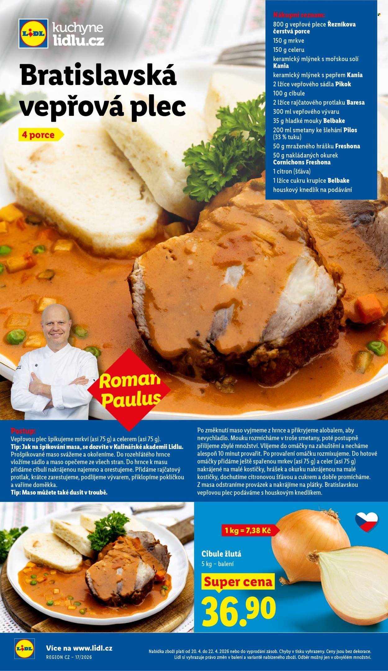 LIDL leták - Od pondělí 20.4.2026 (2026-04-20 - 2026-04-22)