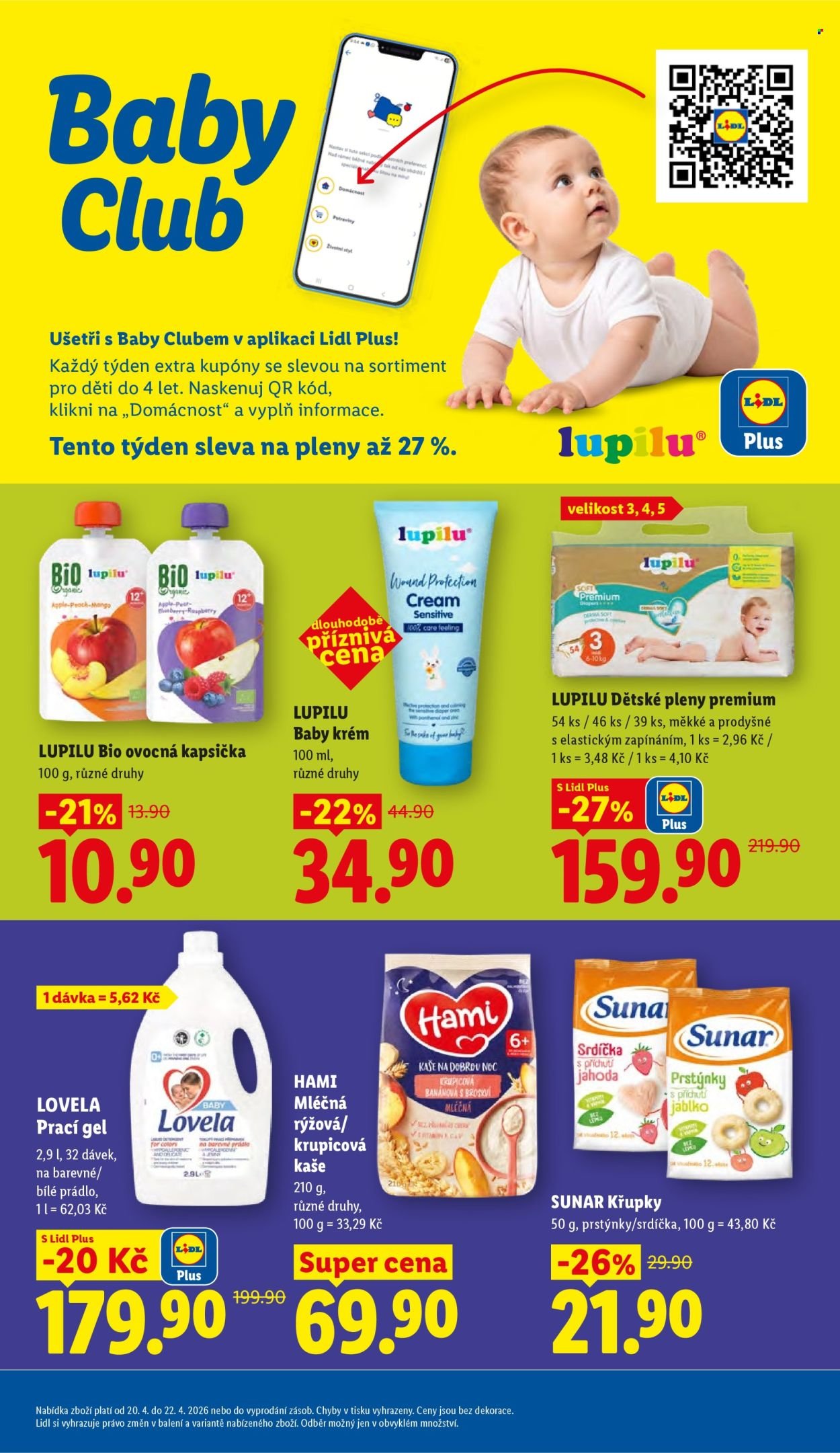 LIDL leták - Od pondělí 20.4.2026 (2026-04-20 - 2026-04-22)