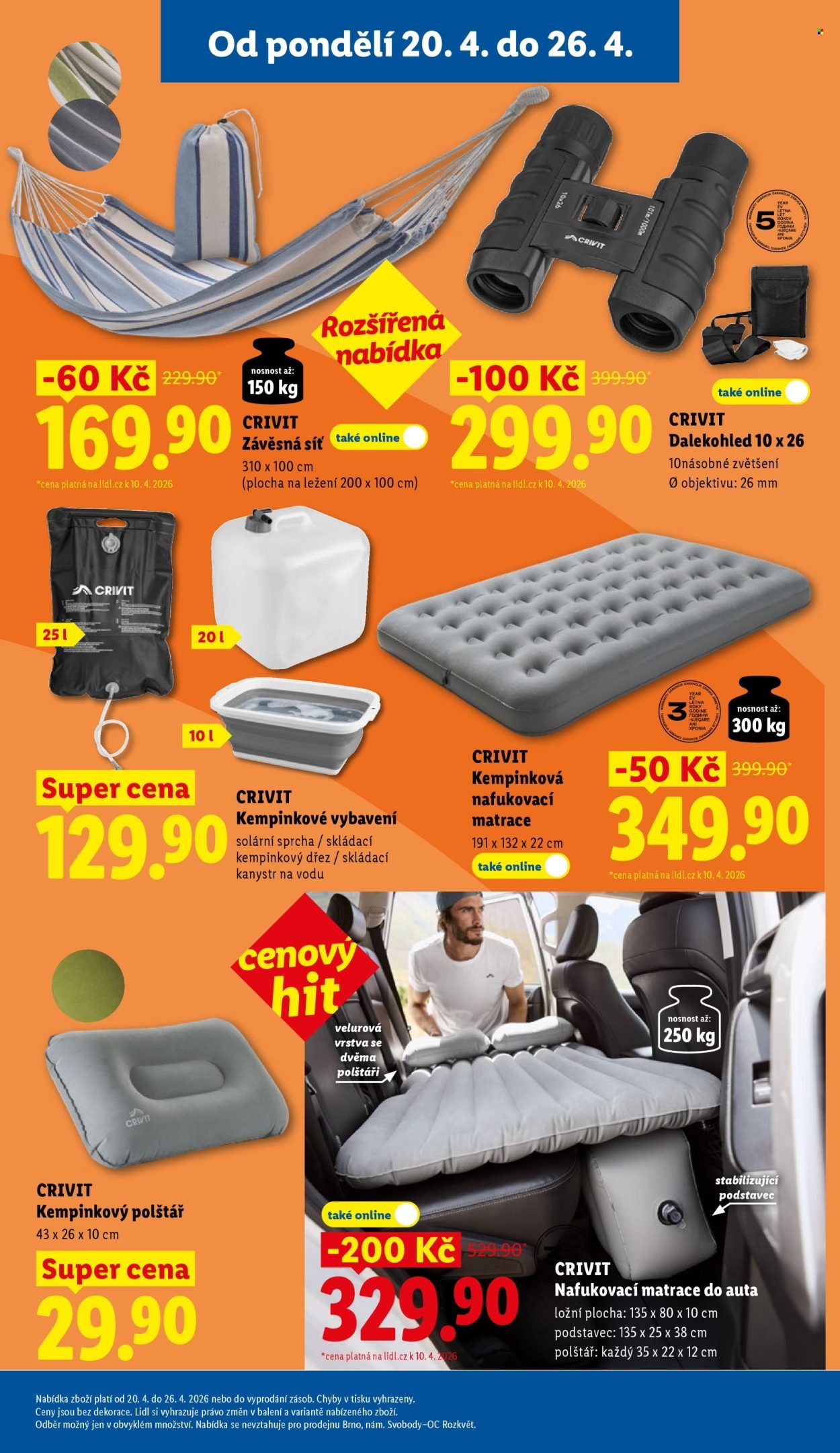 LIDL leták - Od pondělí 20.4.2026 (2026-04-20 - 2026-04-22)