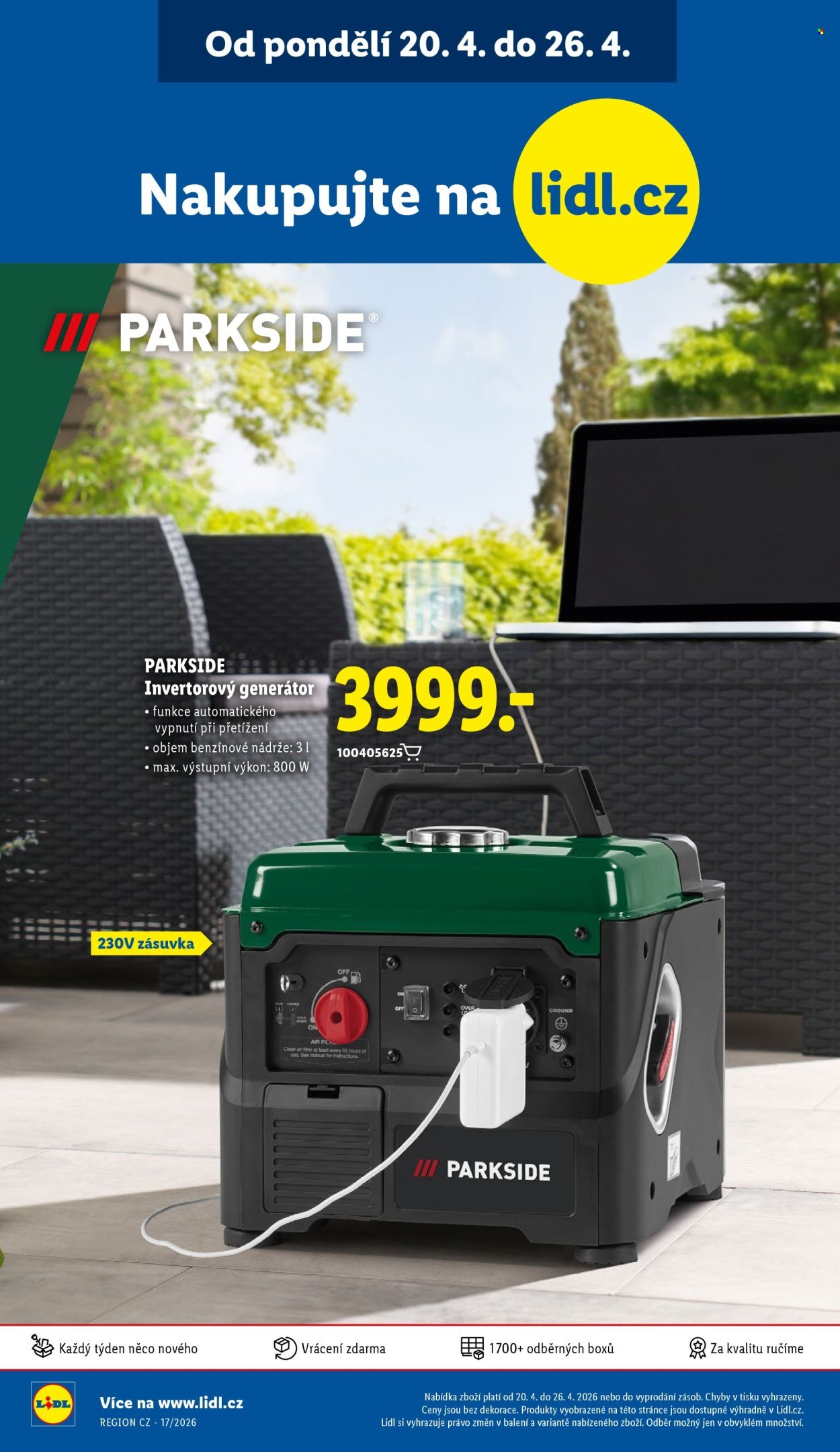 LIDL leták - Od pondělí 20.4.2026 (2026-04-20 - 2026-04-22)