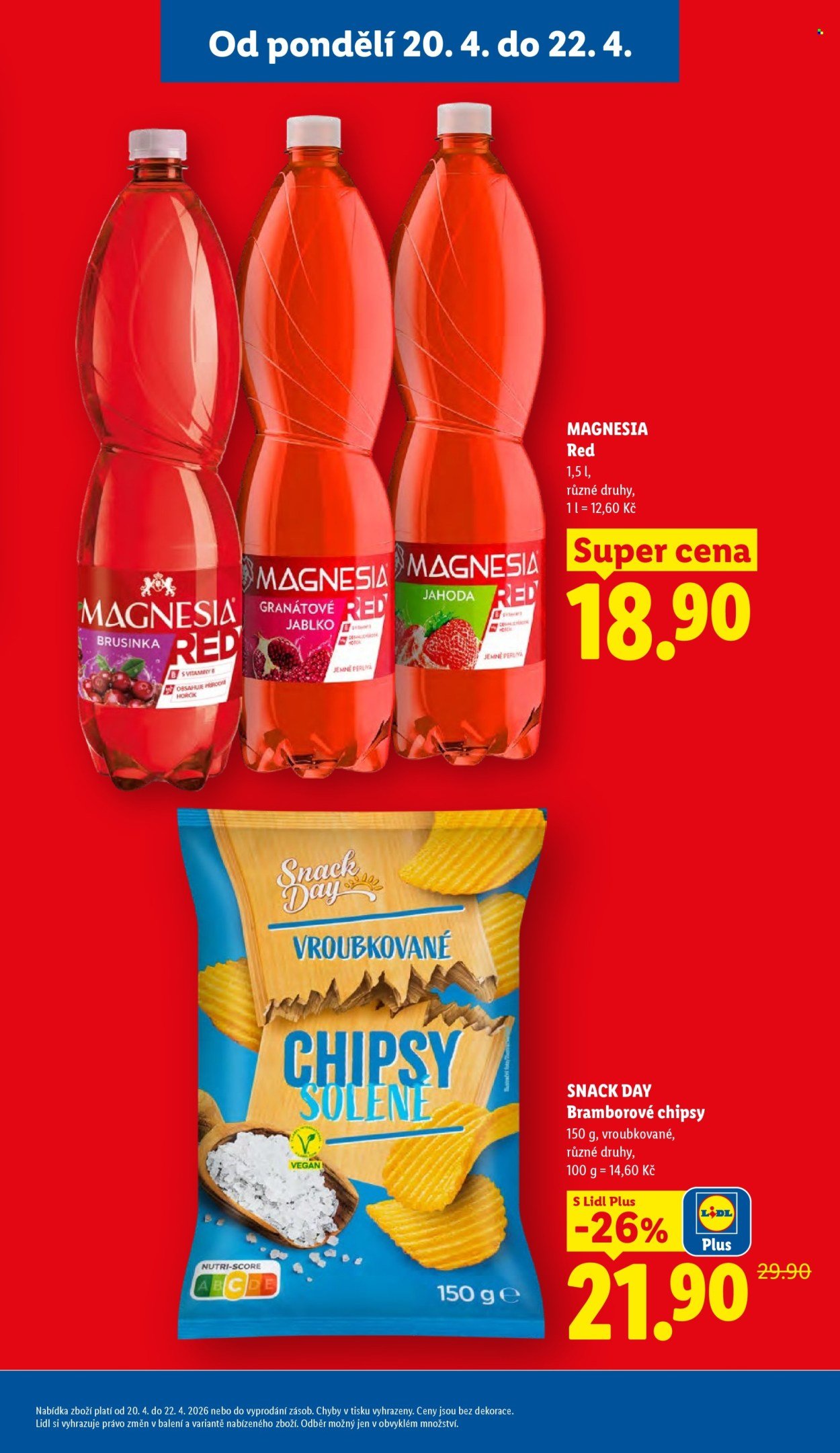 LIDL leták - Od pondělí 20.4.2026 (2026-04-20 - 2026-04-22)