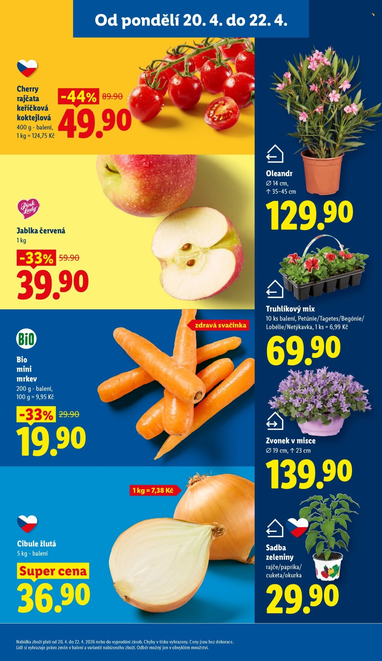 LIDL leták - Od pondělí 20.4.2026 (2026-04-20 - 2026-04-22)