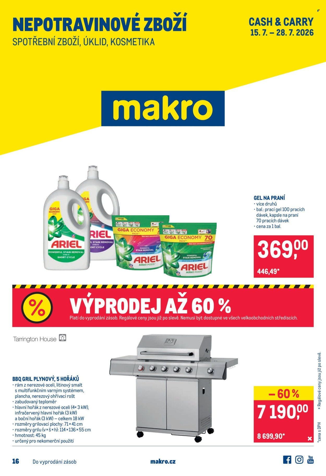 MAKRO leták - Nepotravinové zboží