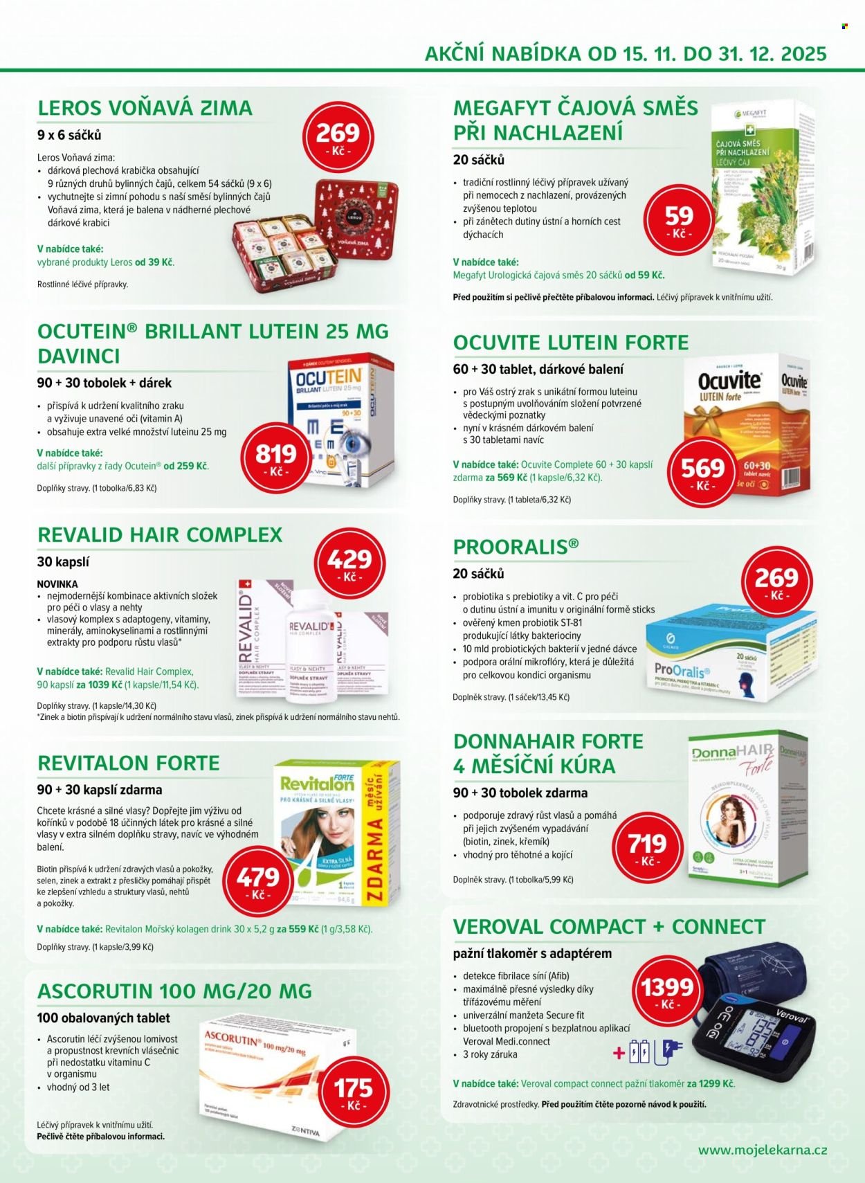 MOJELEKARNA.CZ leták - Akční leták (2025-11-15 - 2025-12-31)