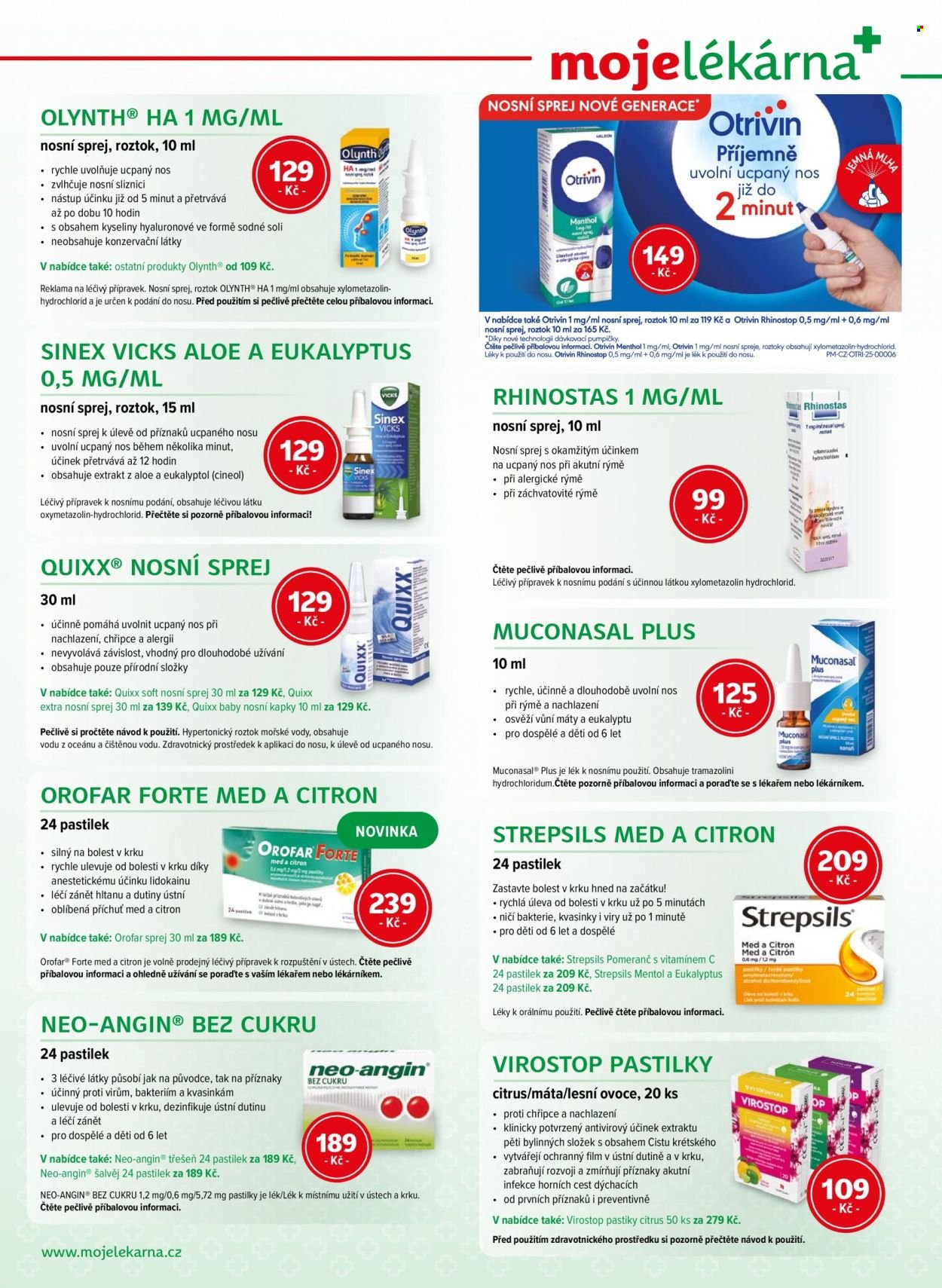 MOJELEKARNA.CZ leták - Akční leták (2025-11-15 - 2025-12-31)