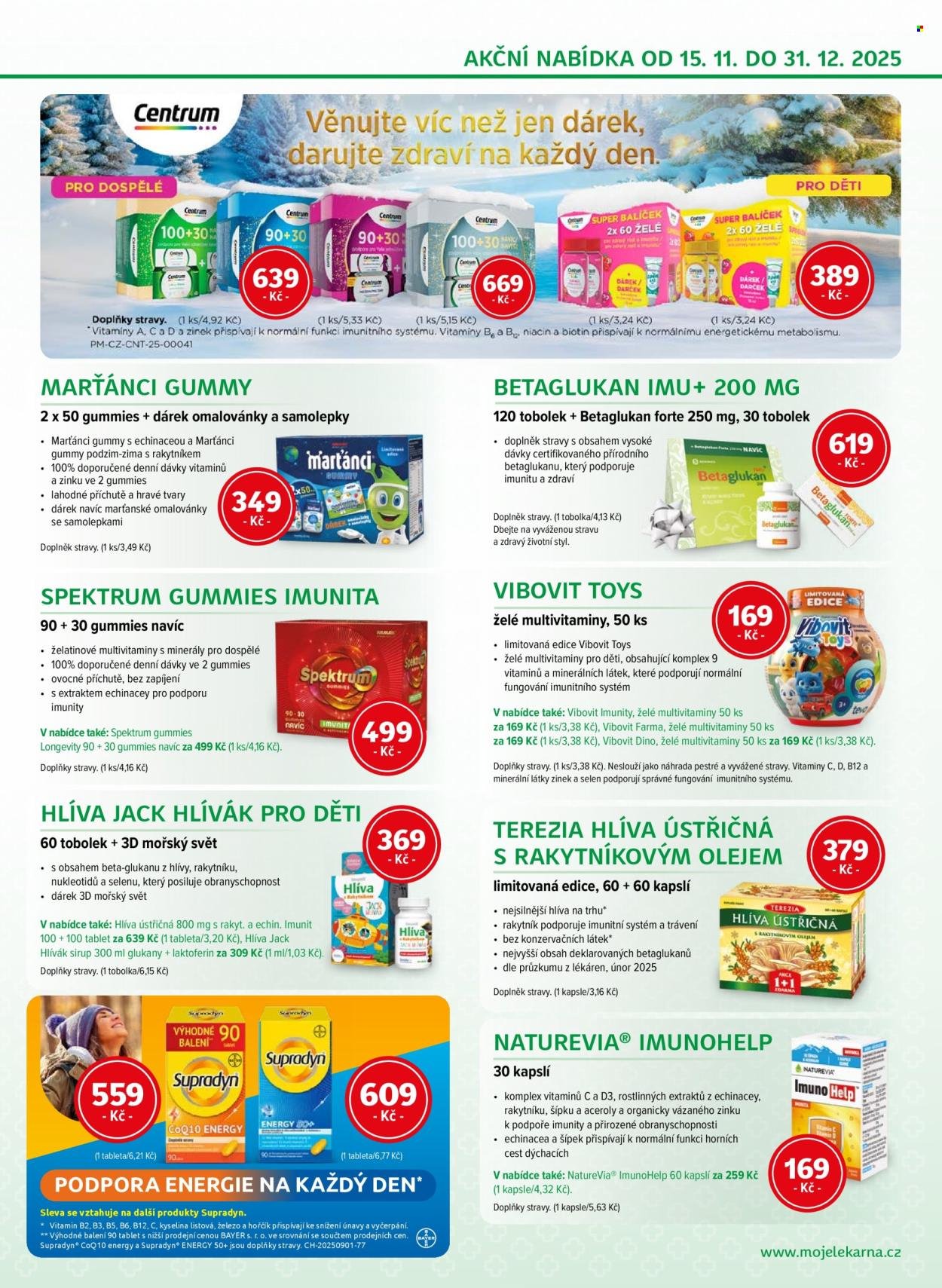 MOJELEKARNA.CZ leták - Akční leták (2025-11-15 - 2025-12-31)