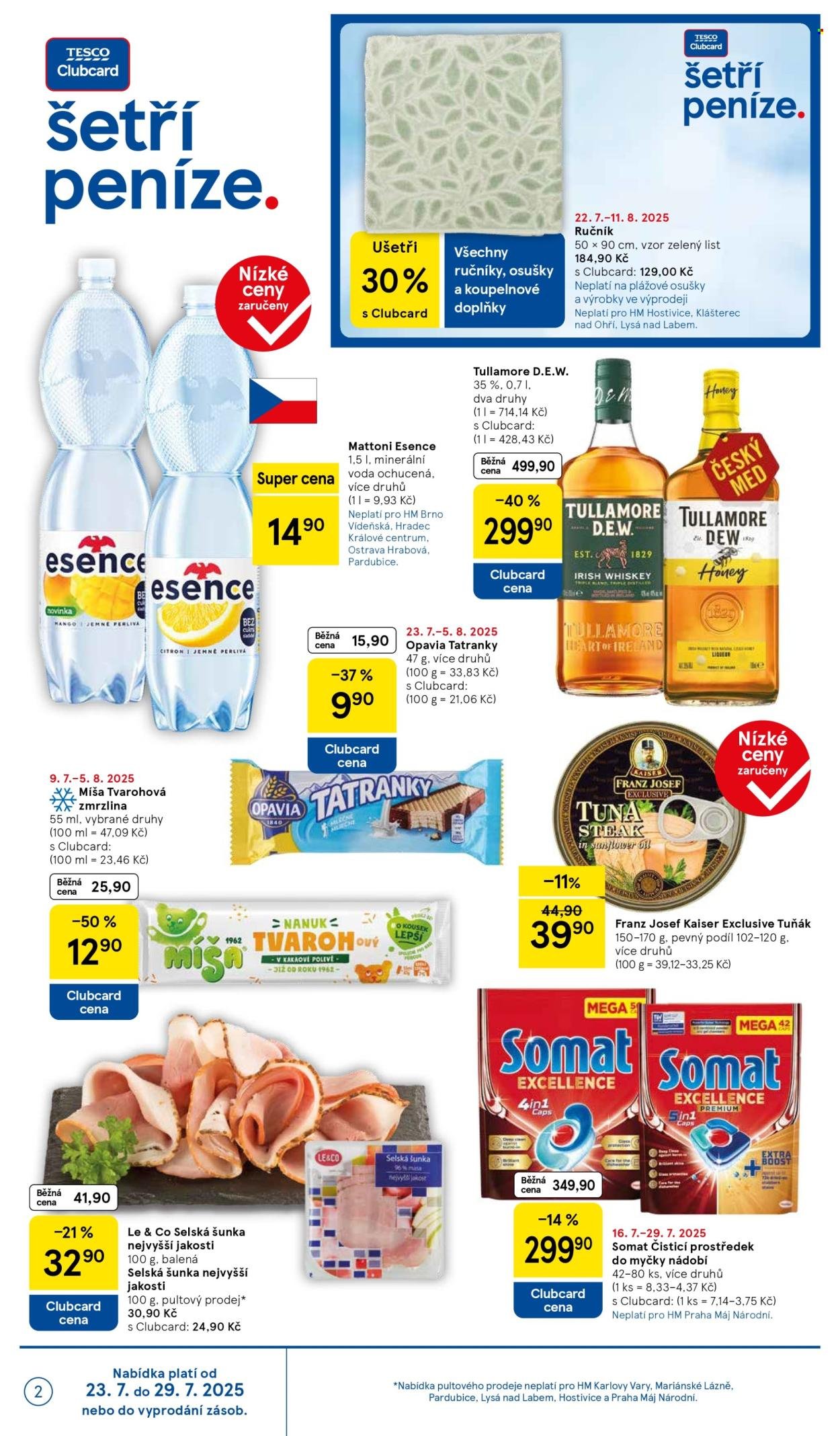 TESCO leták - Clubcard šetří peníze. (2025-07-23 - 2025-07-29)