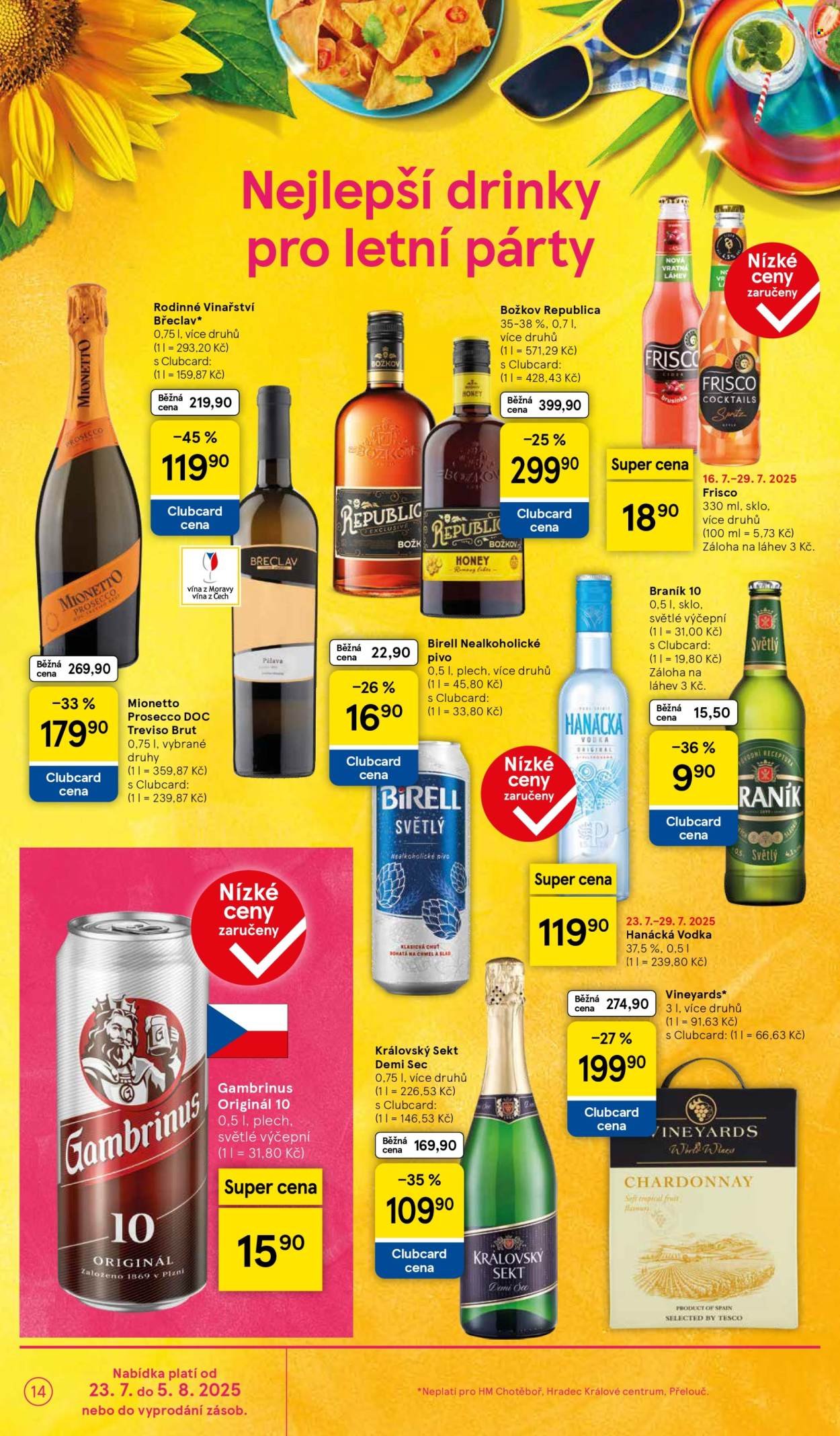 TESCO leták - Clubcard šetří peníze. (2025-07-23 - 2025-07-29)