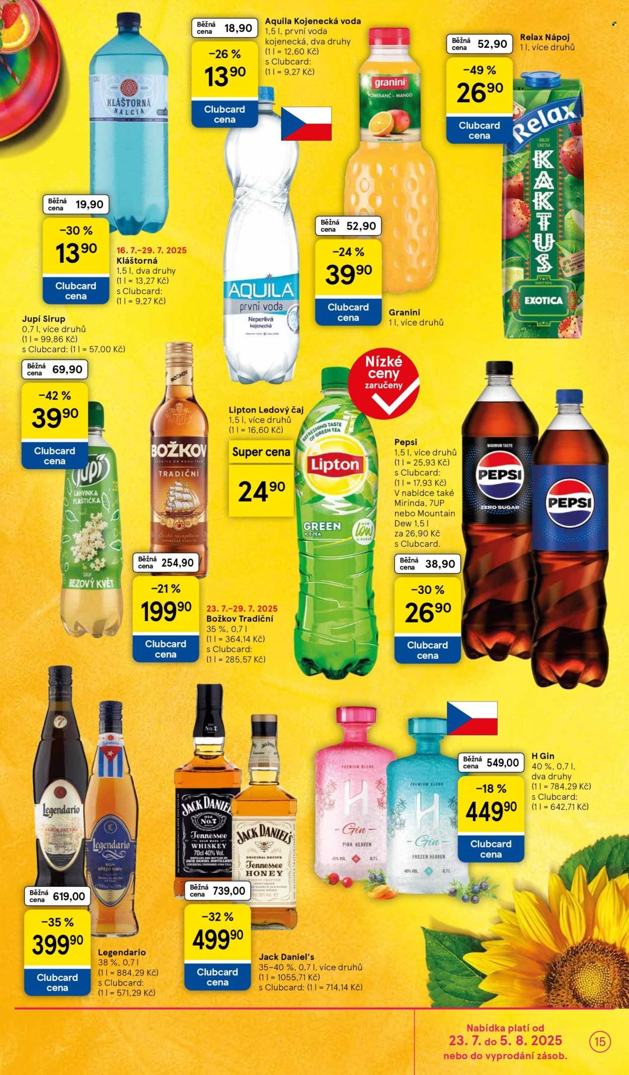 TESCO leták - Clubcard šetří peníze. (2025-07-23 - 2025-07-29)