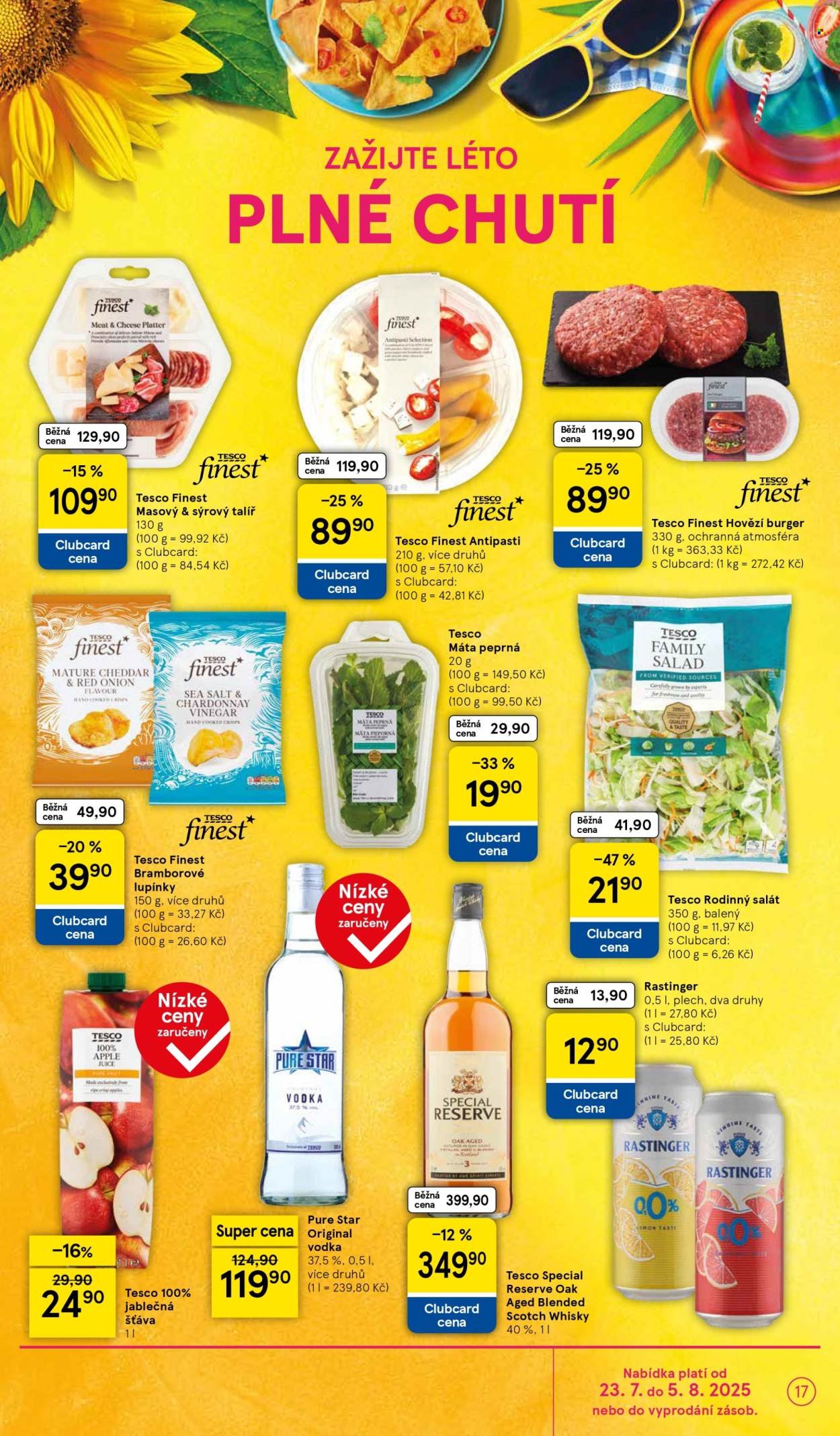 TESCO leták - Clubcard šetří peníze. (2025-07-23 - 2025-07-29)
