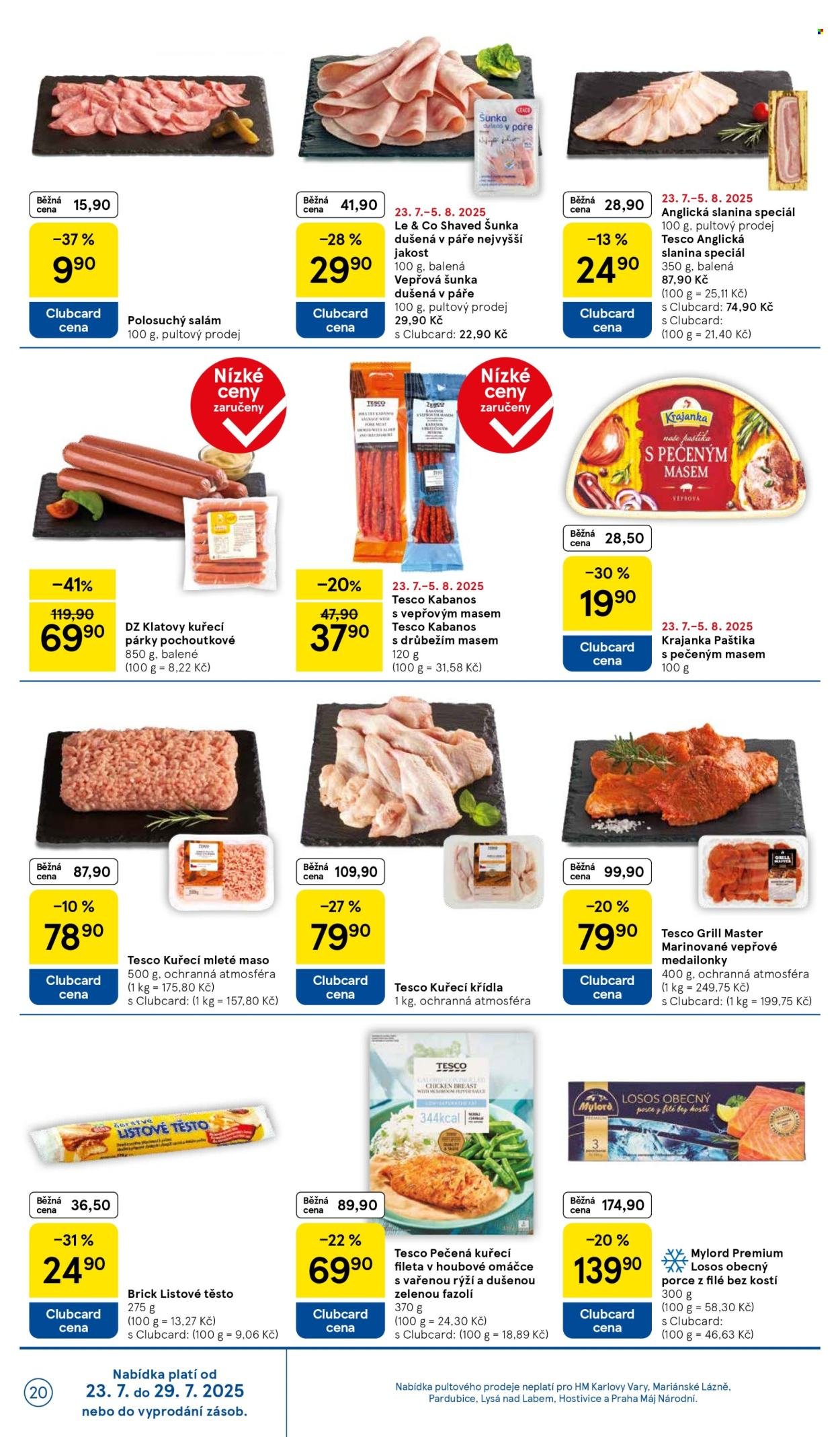 TESCO leták - Clubcard šetří peníze. (2025-07-23 - 2025-07-29)