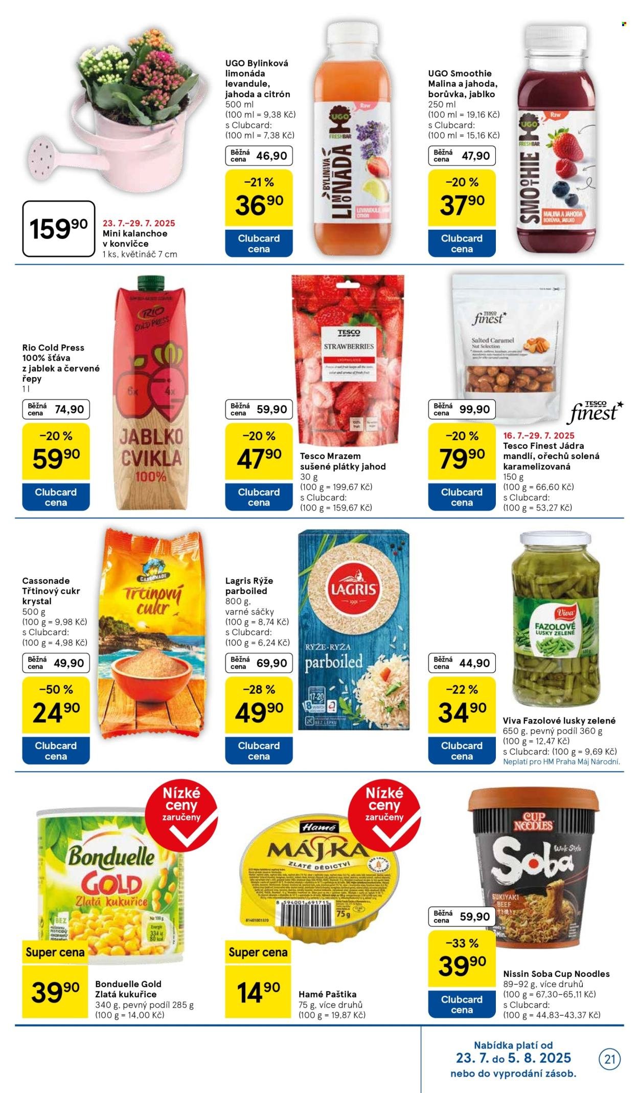 TESCO leták - Clubcard šetří peníze. (2025-07-23 - 2025-07-29)