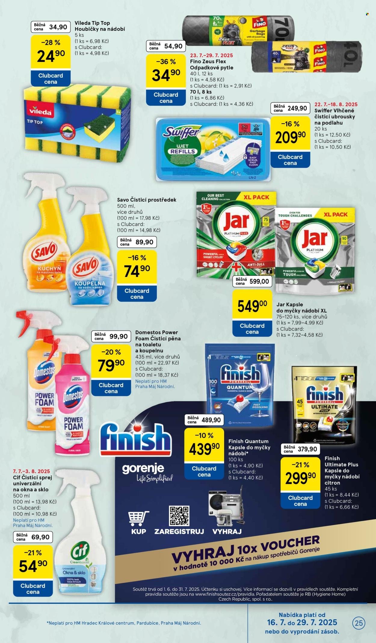 TESCO leták - Clubcard šetří peníze. (2025-07-23 - 2025-07-29)