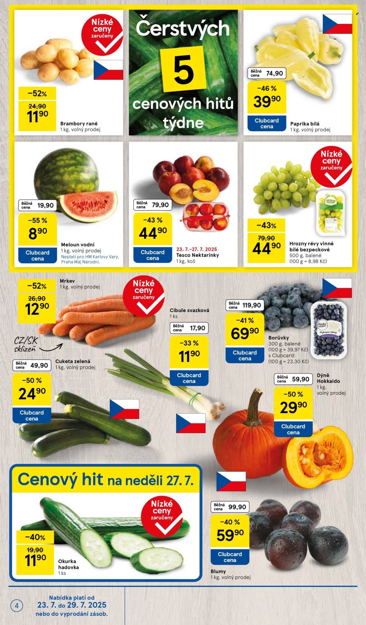 TESCO leták - Clubcard šetří peníze. (2025-07-23 - 2025-07-29)