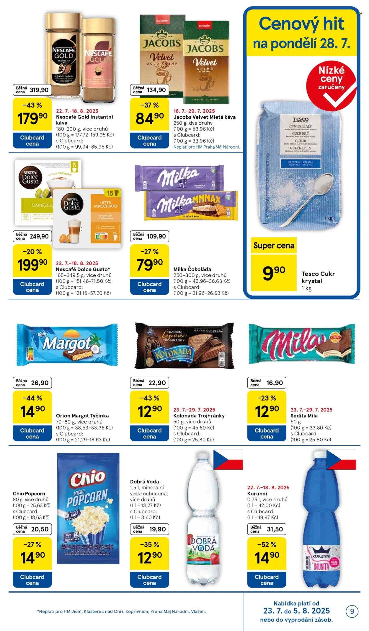 TESCO leták - Clubcard šetří peníze. (2025-07-23 - 2025-07-29)