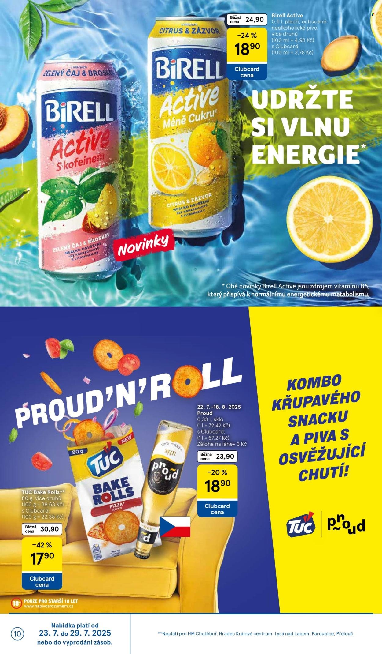 TESCO leták - Clubcard šetří peníze. (2025-07-23 - 2025-07-29)