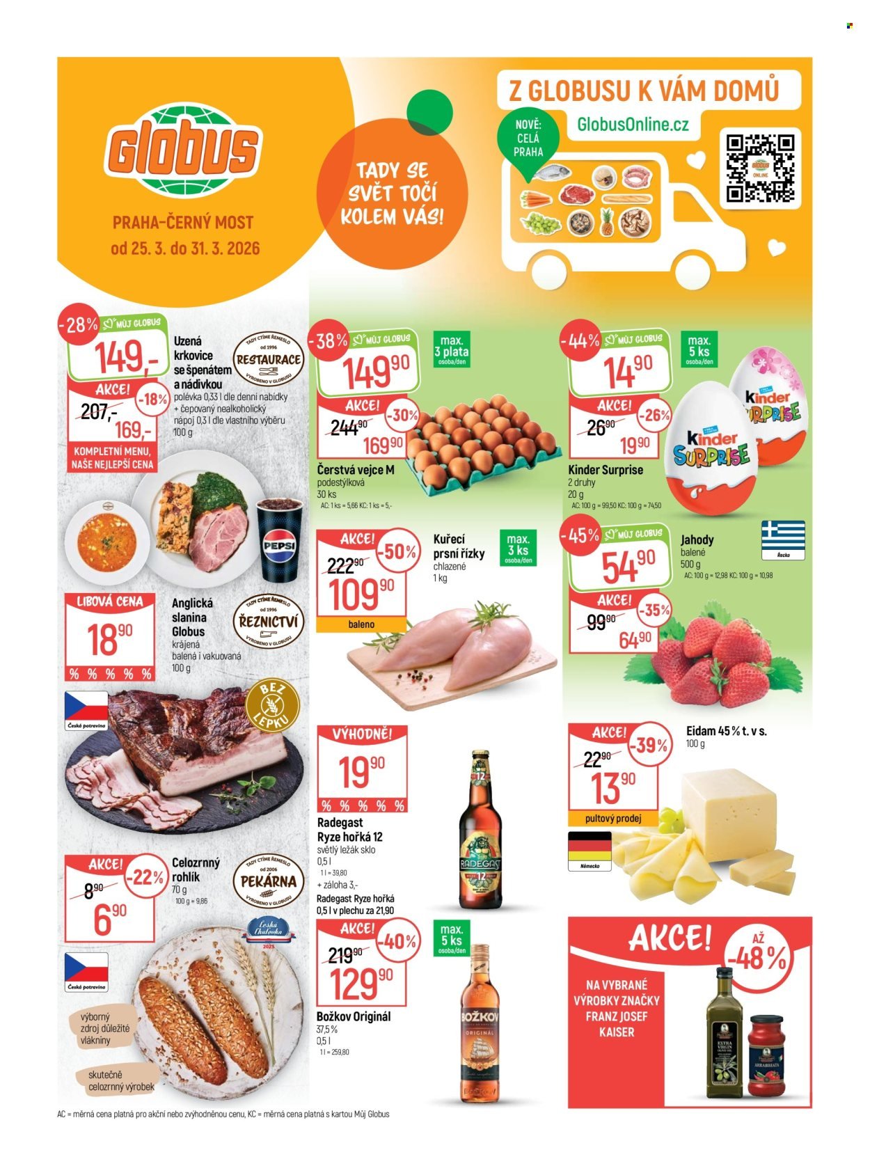 GLOBUS leták - Od středy 25.3.2026 (2026-03-25 - 2026-03-31)