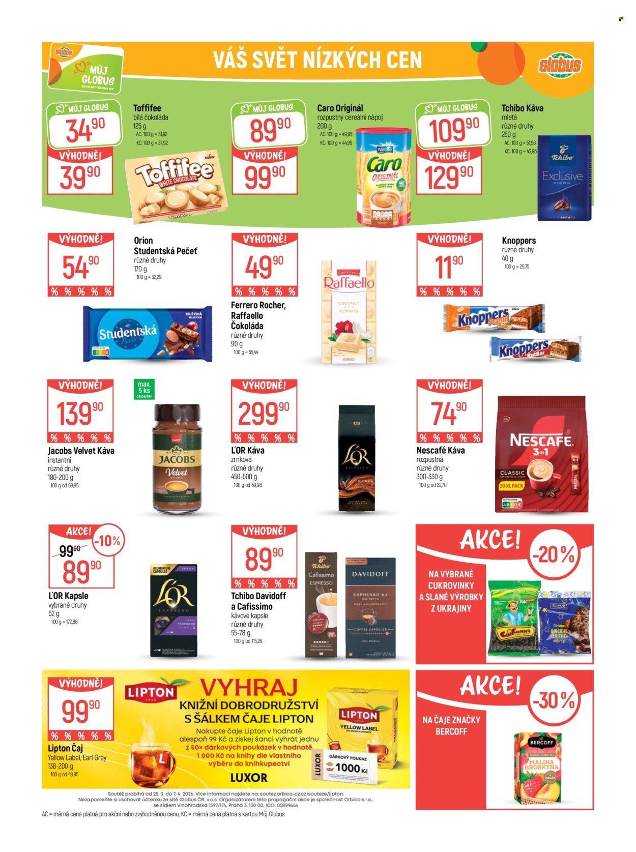 GLOBUS leták - Od středy 25.3.2026 (2026-03-25 - 2026-03-31)