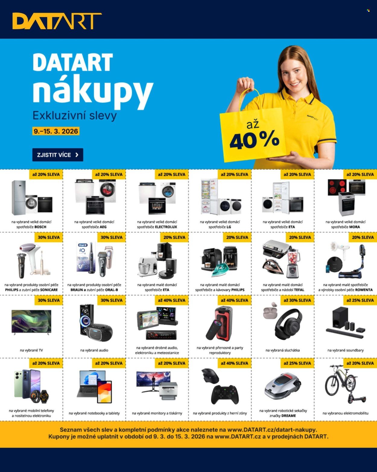 DATART leták - Datart nákupy exkluzivní slevy (2026-03-09 - 2026-03-15)