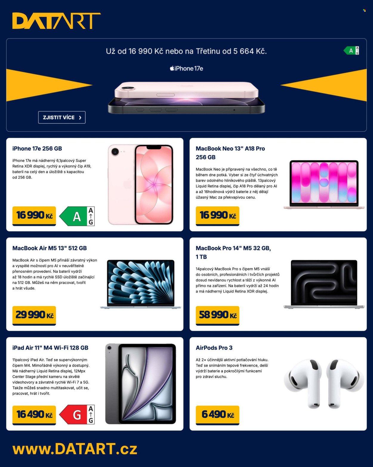 DATART leták - Datart nákupy exkluzivní slevy (2026-03-09 - 2026-03-15)