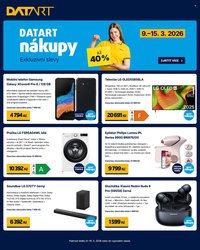 DATART leták - Datart nákupy exkluzivní slevy (2026-03-09 - 2026-03-15)