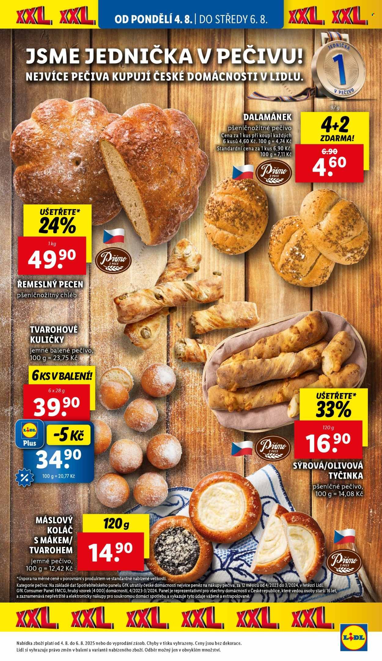 LIDL leták - Od pondělí 4.8.2025 (2025-08-04 - 2025-08-06)