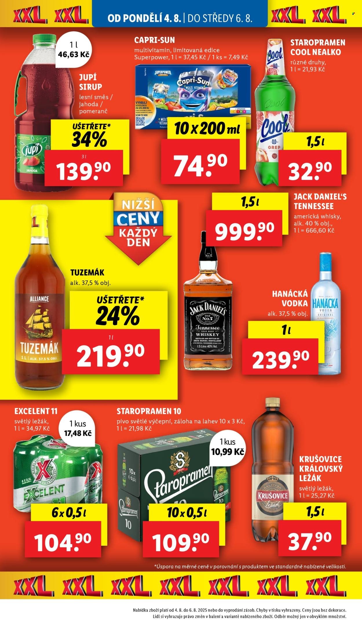 LIDL leták - Od pondělí 4.8.2025 (2025-08-04 - 2025-08-06)