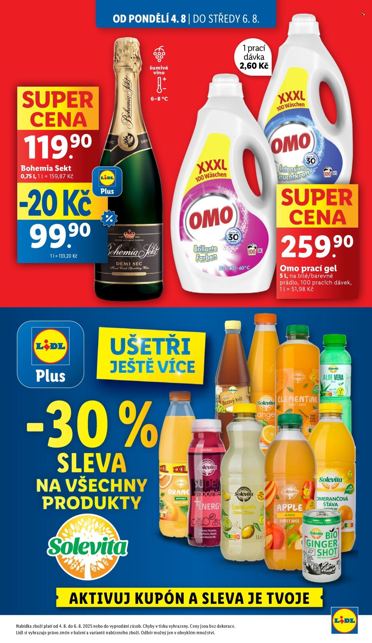 LIDL leták - Od pondělí 4.8.2025 (2025-08-04 - 2025-08-06)