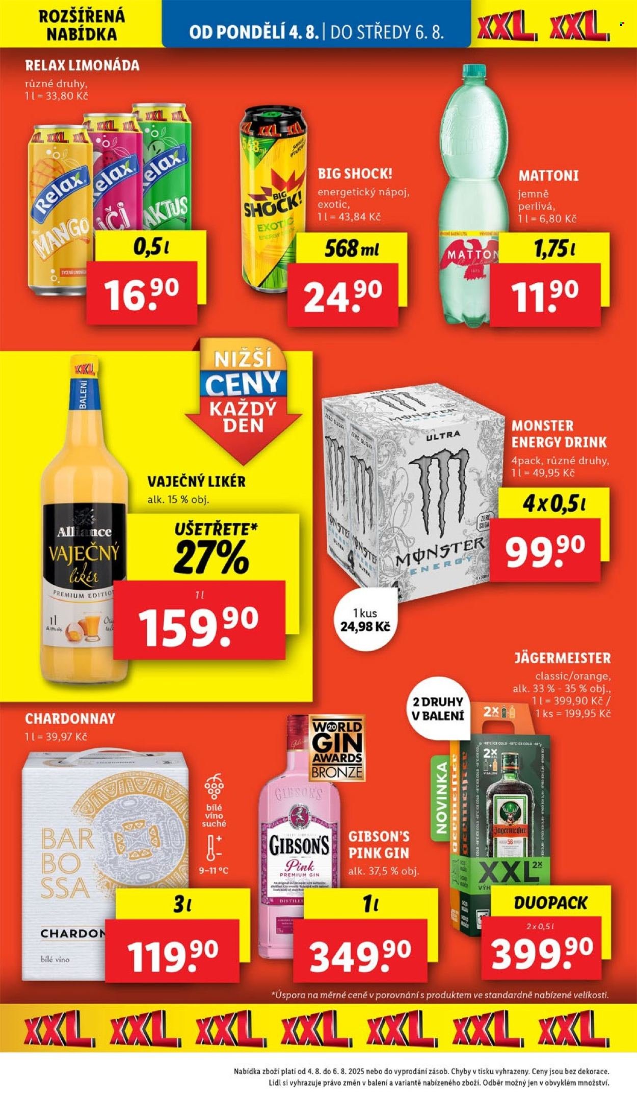 LIDL leták - Od pondělí 4.8.2025 (2025-08-04 - 2025-08-06)