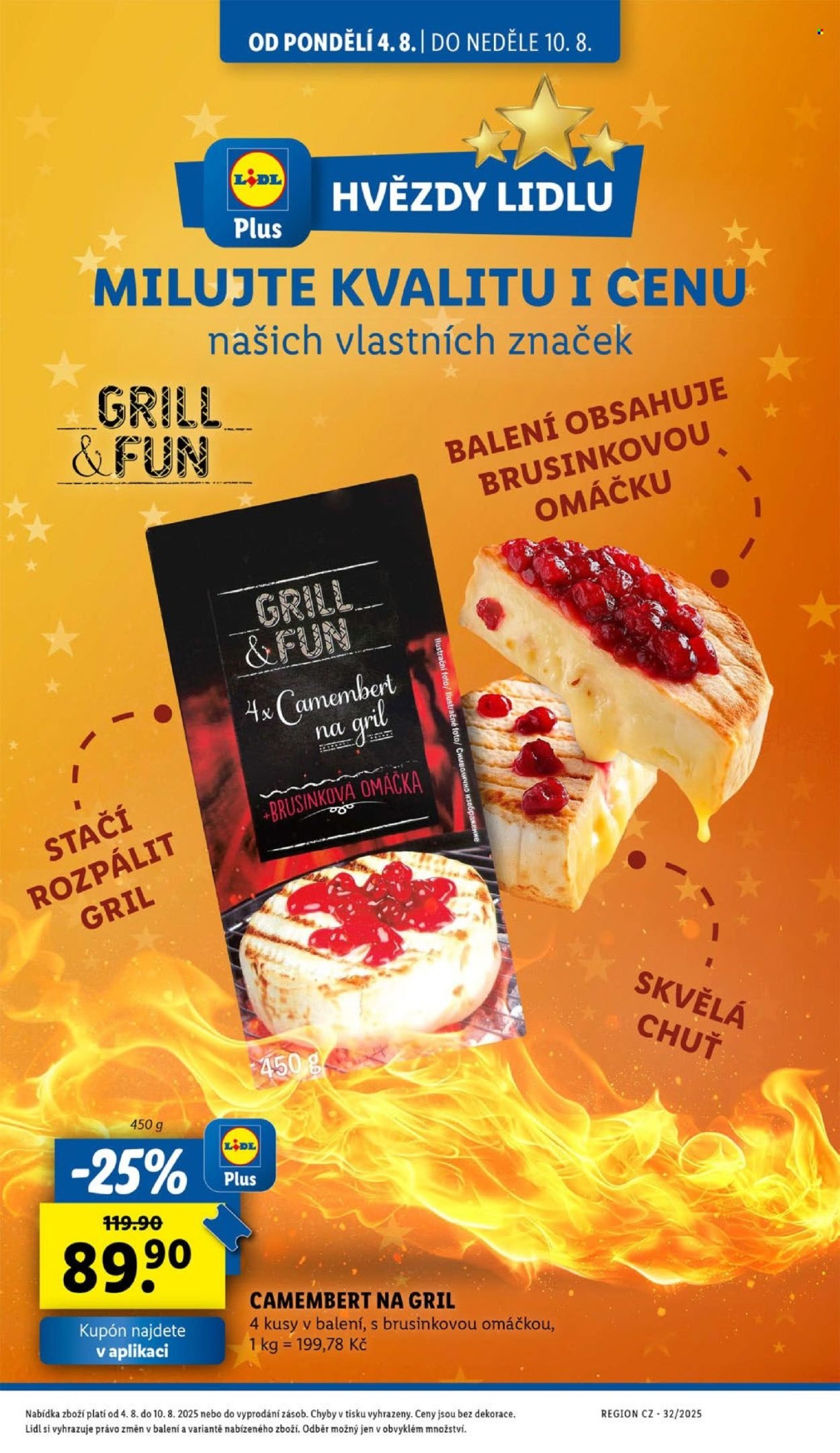 LIDL leták - Od pondělí 4.8.2025 (2025-08-04 - 2025-08-06)