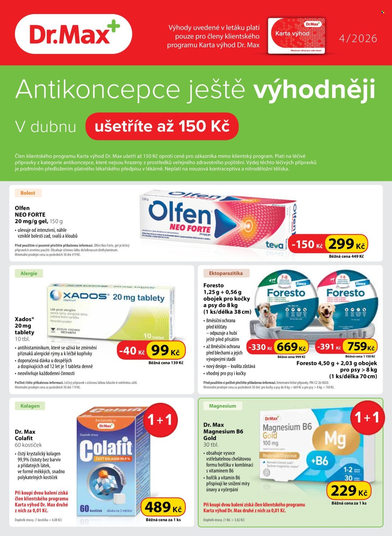 DR. MAX leták - Od středy 1.4.2026 (2026-04-01 - 2026-04-30)