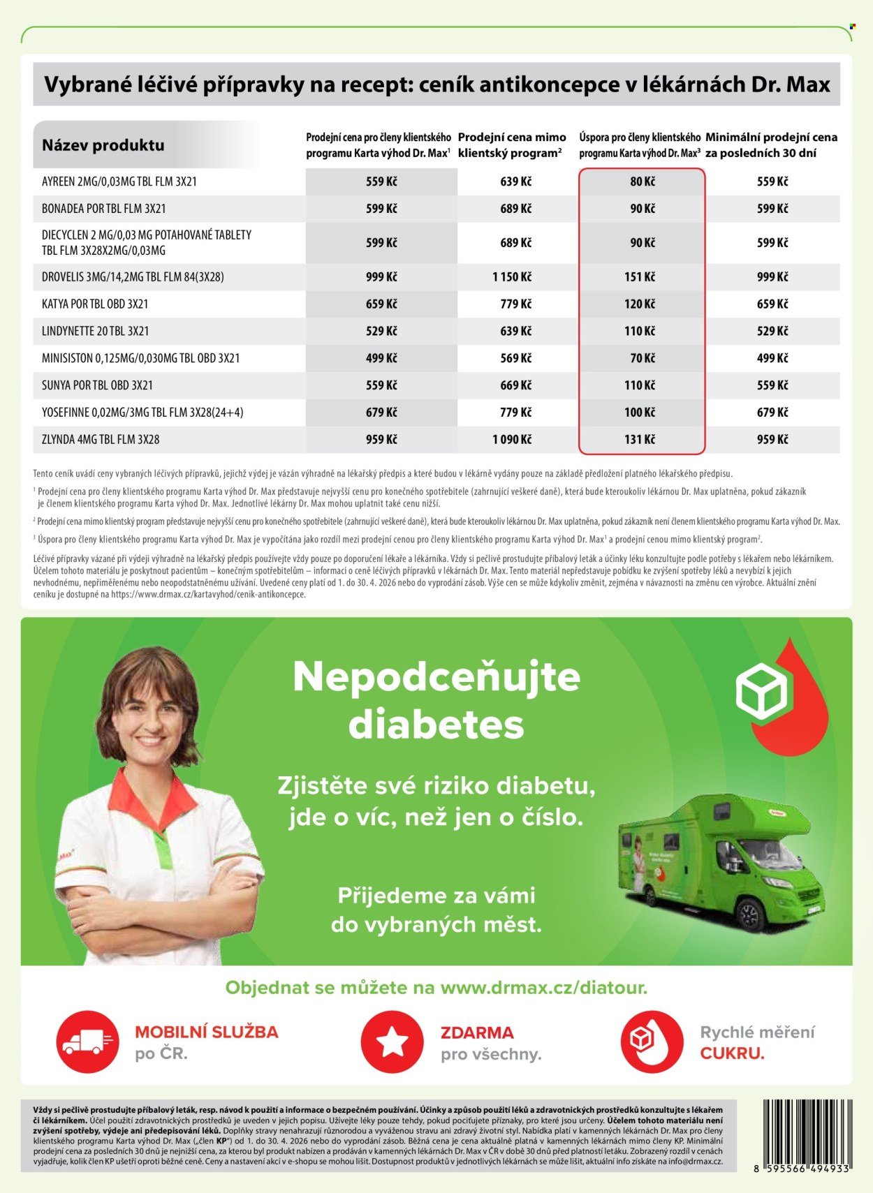 DR. MAX leták - Od středy 1.4.2026 (2026-04-01 - 2026-04-30)