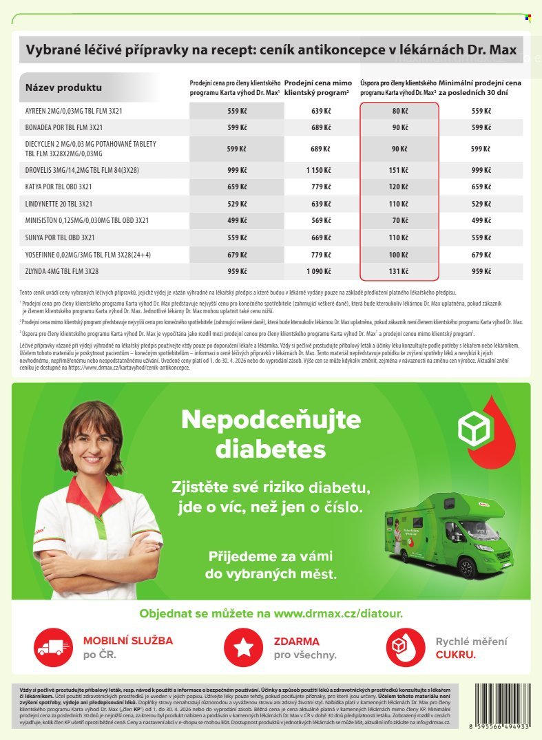 DR. MAX leták - Od středy 1.4.2026 (2026-04-01 - 2026-04-30)